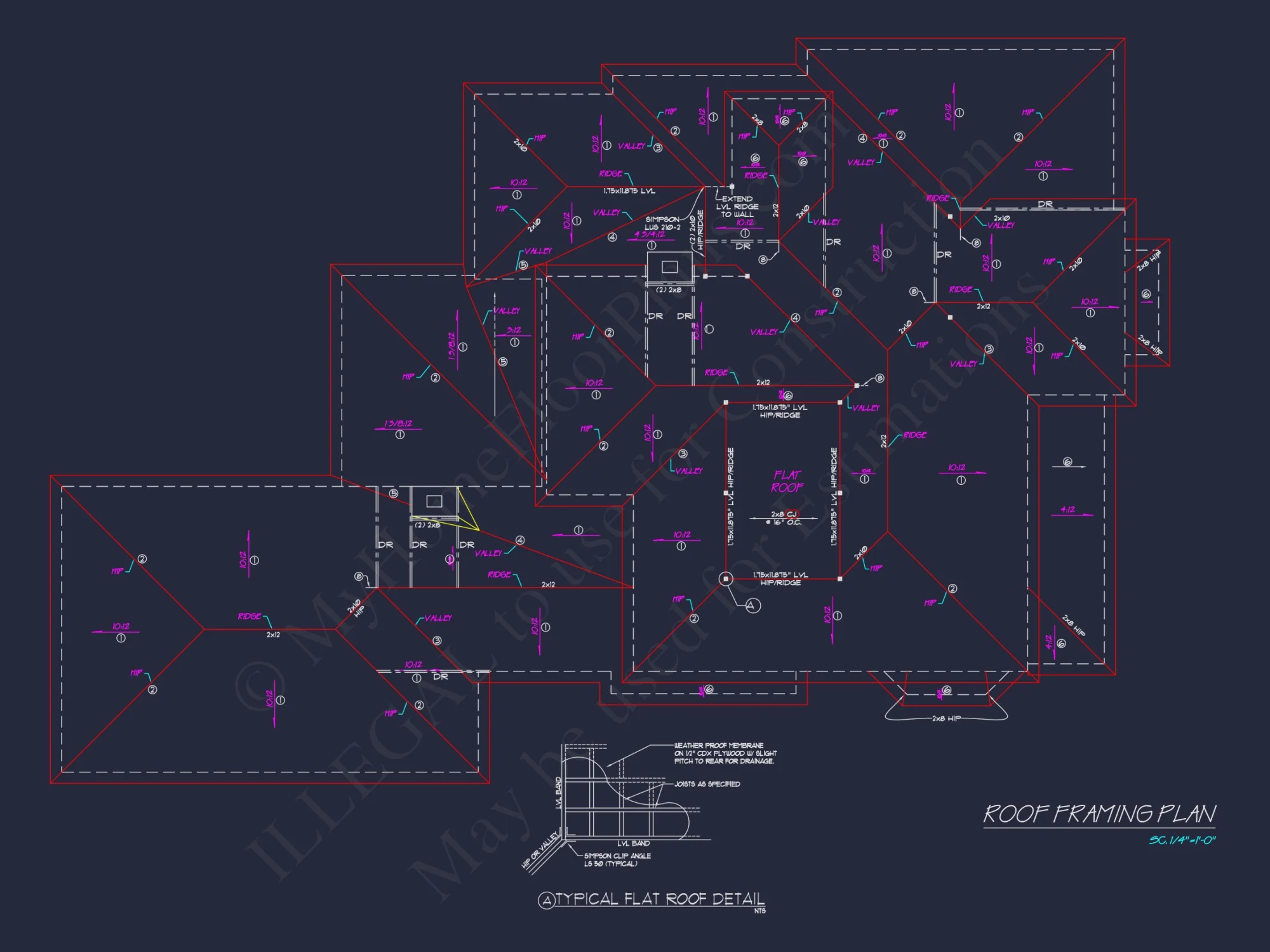 Elegant house Plan Design with CAD & Blueprint Architecture