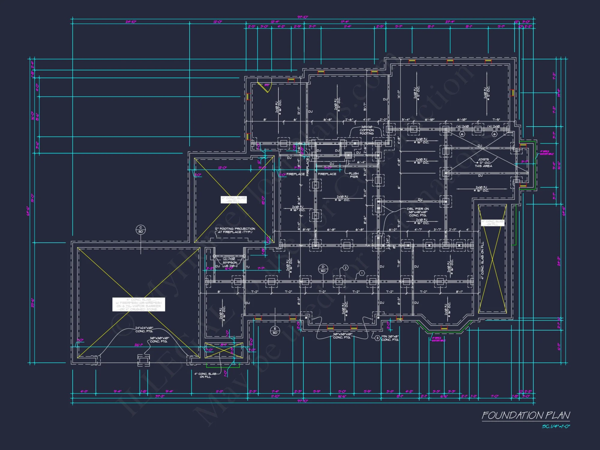 Elegant house Plan Design with CAD & Blueprint Architecture