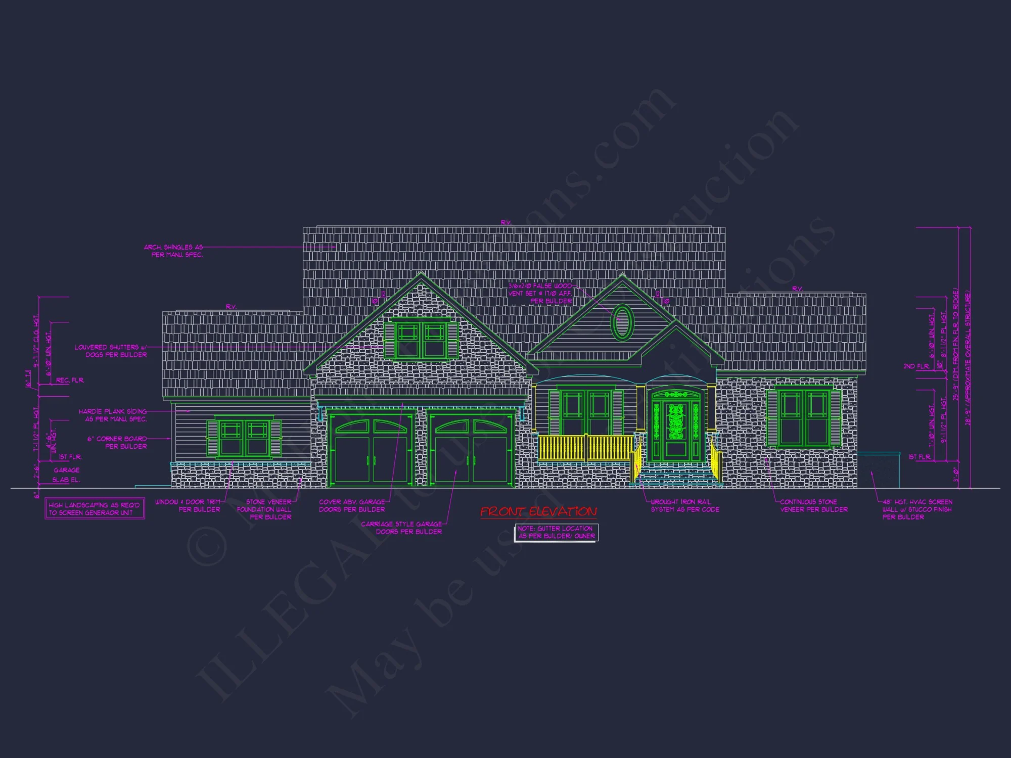 Beautiful house Plan with 2 Floors – Blueprint & CAD Designs
