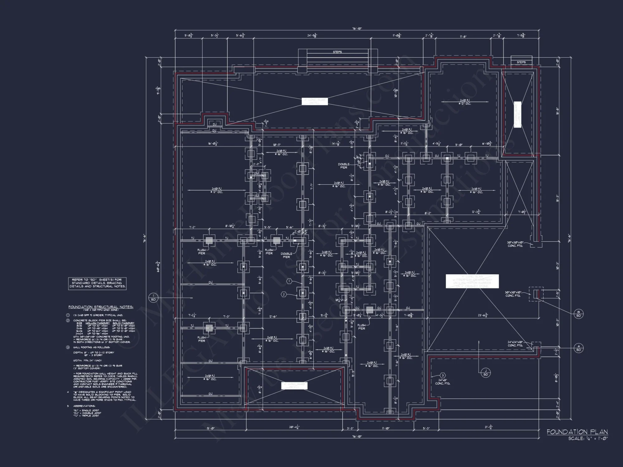 Modern Craftsman house Plan with Fireplace, 4 Bedrooms & Bonus