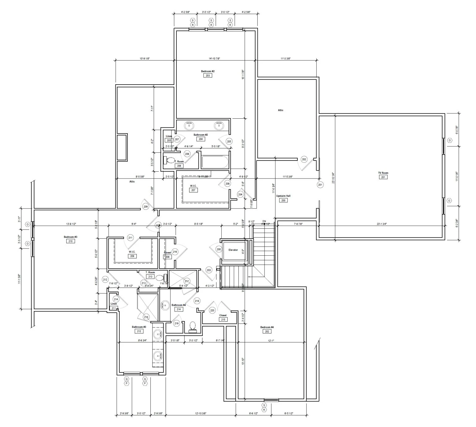 14-1346 HOUSE PLAN - Modern Craftsman House Plan with Fireplace, 4 Bedrooms & Bonus 8 Modern Craftsman house Plan with Fireplace, 4 Bedrooms & Bonus