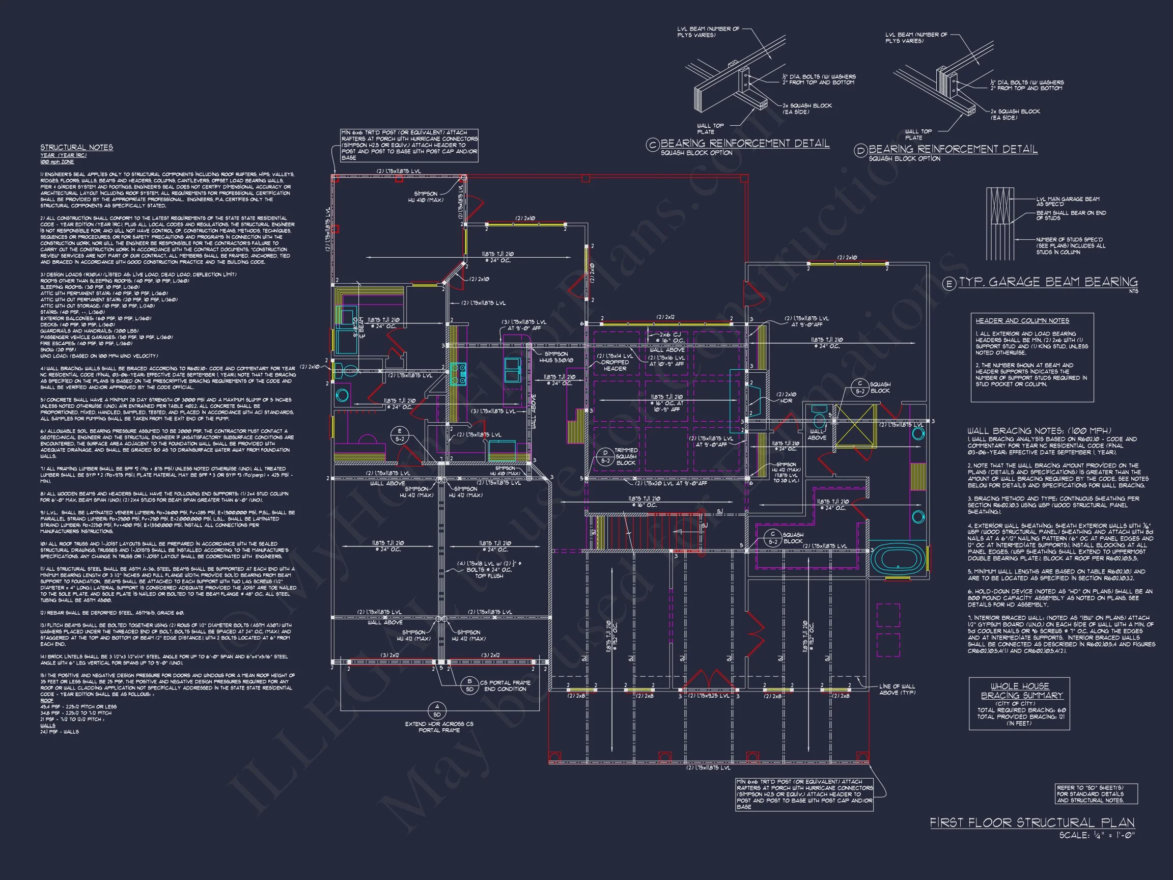 14-1206 HOUSE PLAN - Elegant House CAD Floor Plan: Spacious 4-Bedroom Design 11 Elegant house CAD Floor Plan: Spacious 4-Bedroom Design