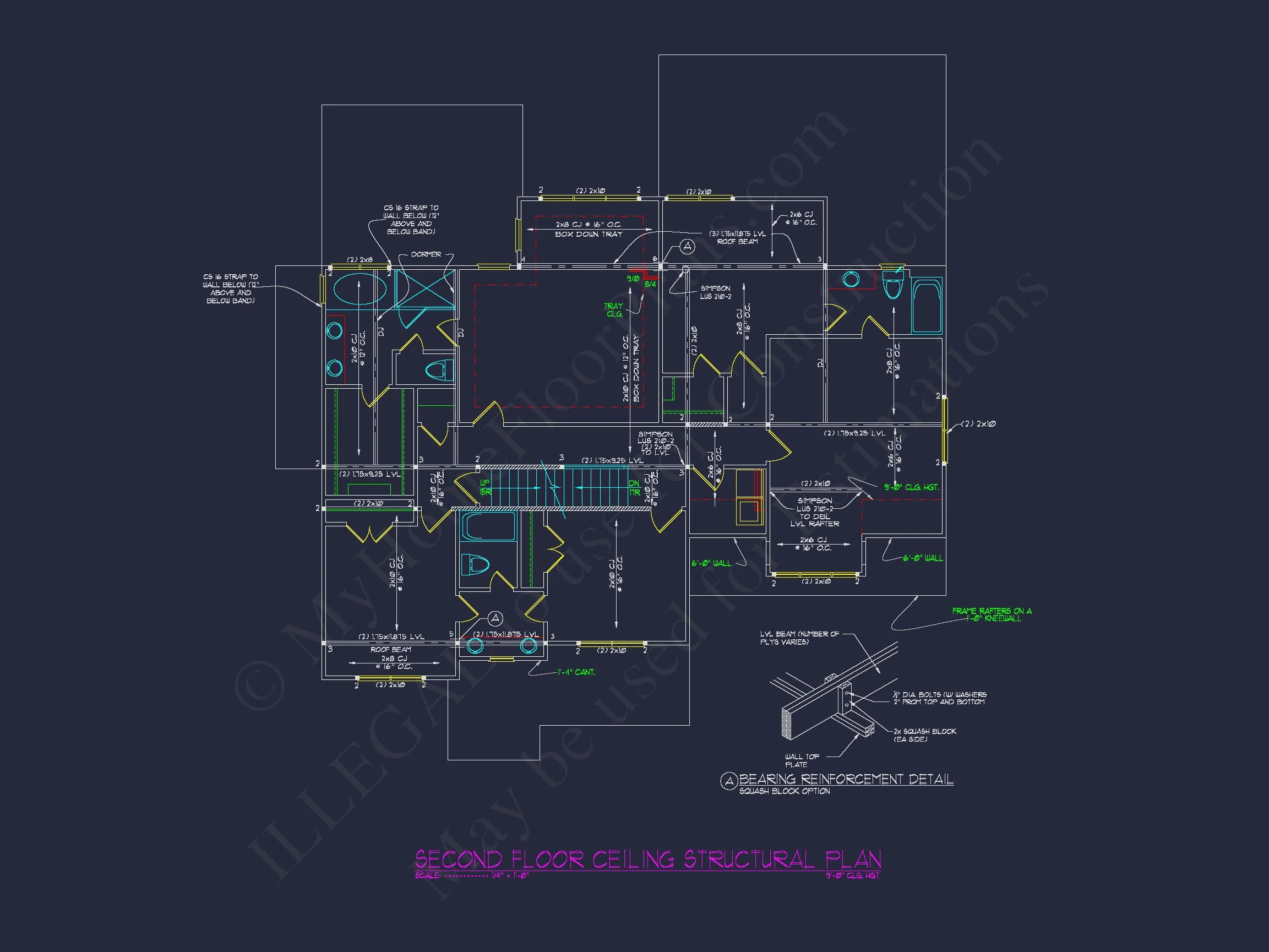 13-1923 HOUSE PLAN - Beautiful House Plan with 2.5 Floors, CAD Designs & Blueprint 16 Beautiful house Plan with 2.5 Floors, CAD Designs & Blueprint