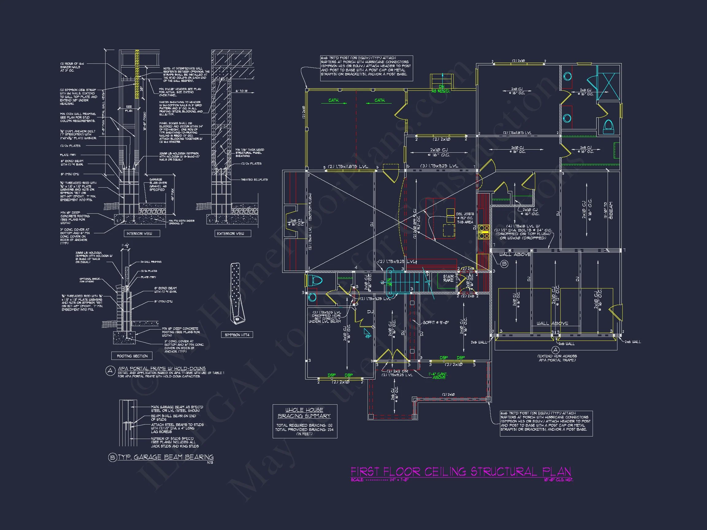 13-1923 HOUSE PLAN - Beautiful House Plan with 2.5 Floors, CAD Designs & Blueprint 15 Beautiful house Plan with 2.5 Floors, CAD Designs & Blueprint