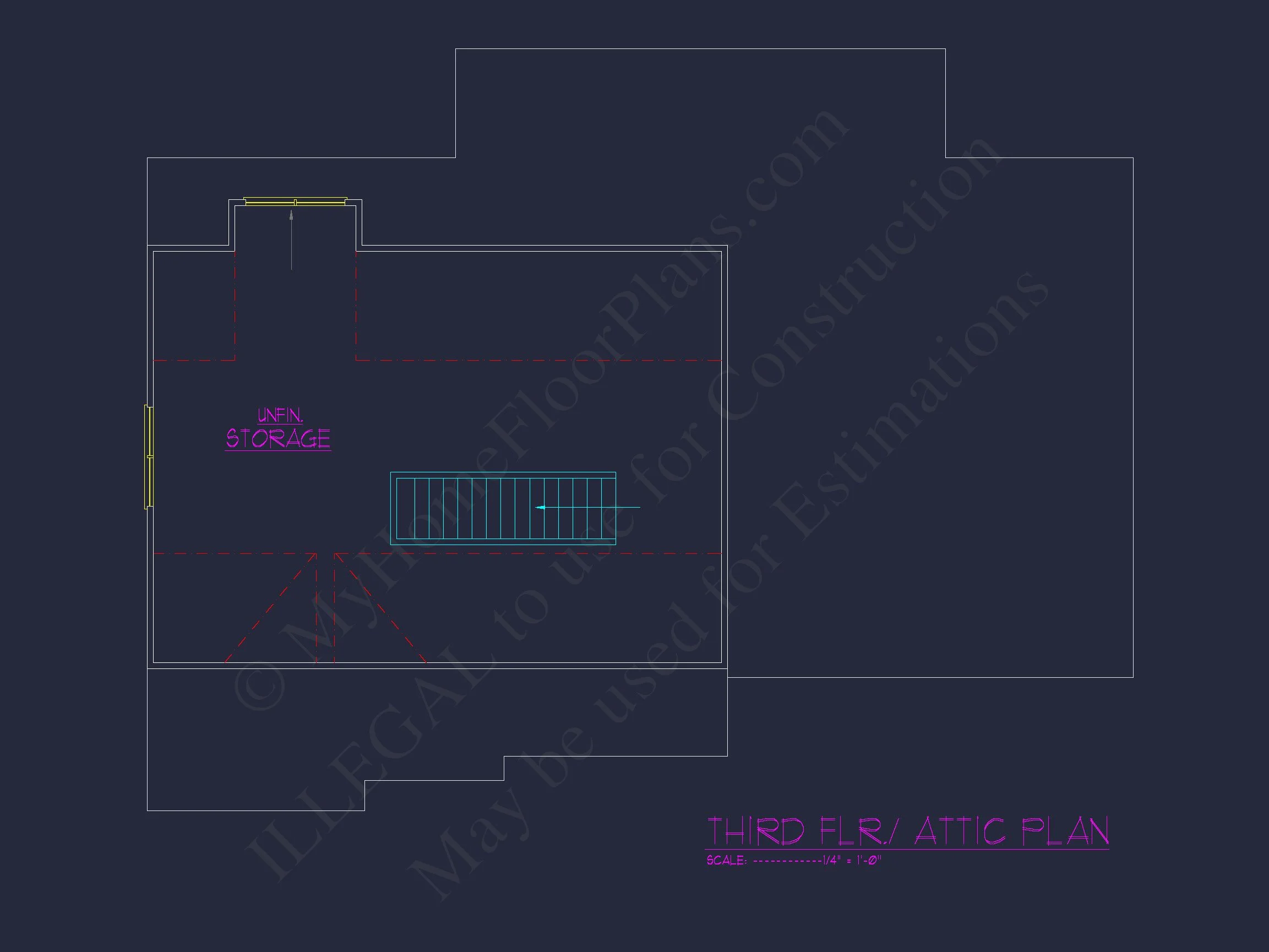 13-1923 HOUSE PLAN - Beautiful House Plan with 2.5 Floors, CAD Designs & Blueprint 8 Beautiful house Plan with 2.5 Floors, CAD Designs & Blueprint