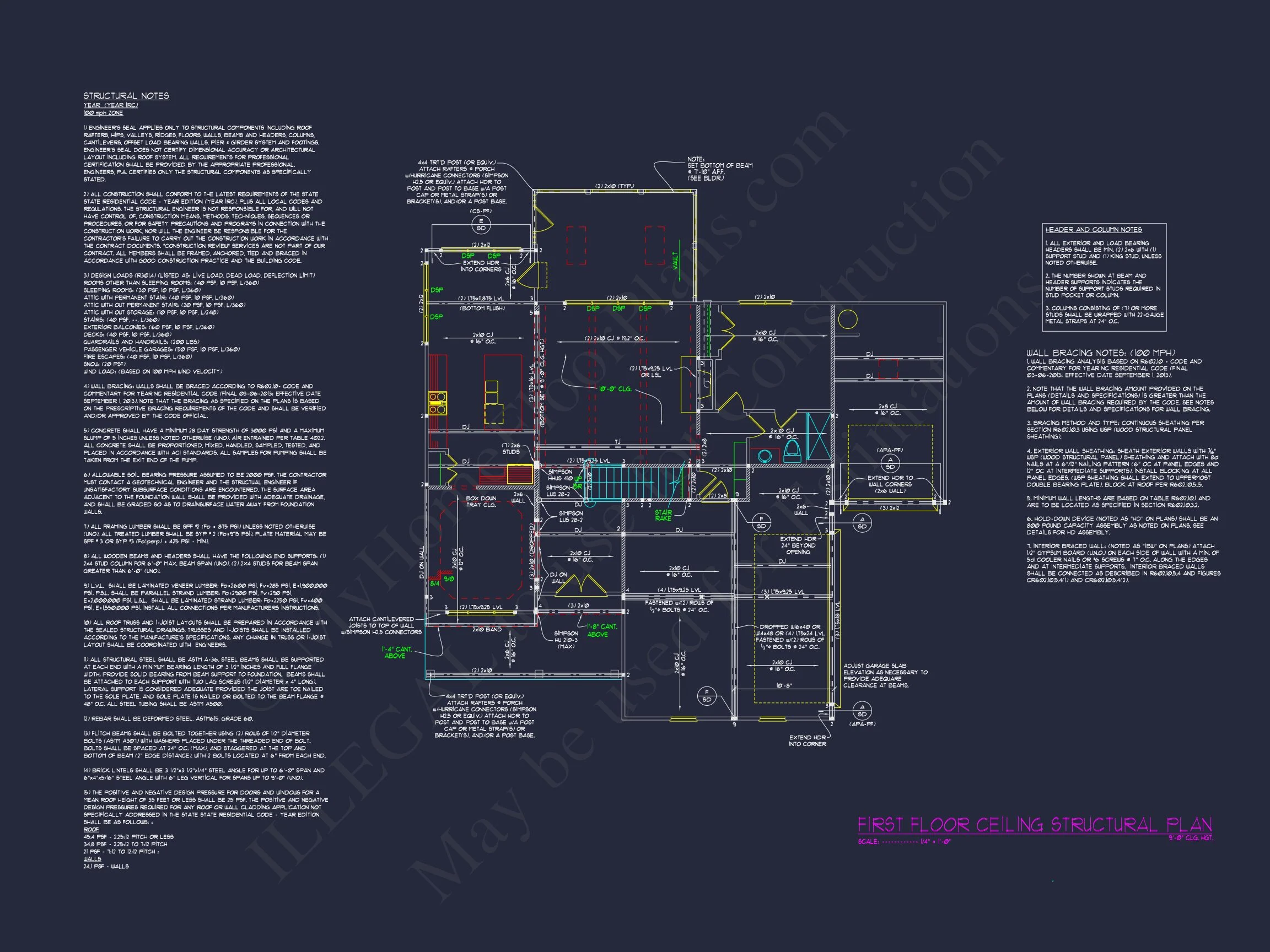 13-1892 HOUSE PLAN - Elegant House Plan with 2-Car Garage, Open Floor Plan & CAD Designs 10 Elegant house Plan with 2-Car Garage, Open Floor Plan & CAD Designs