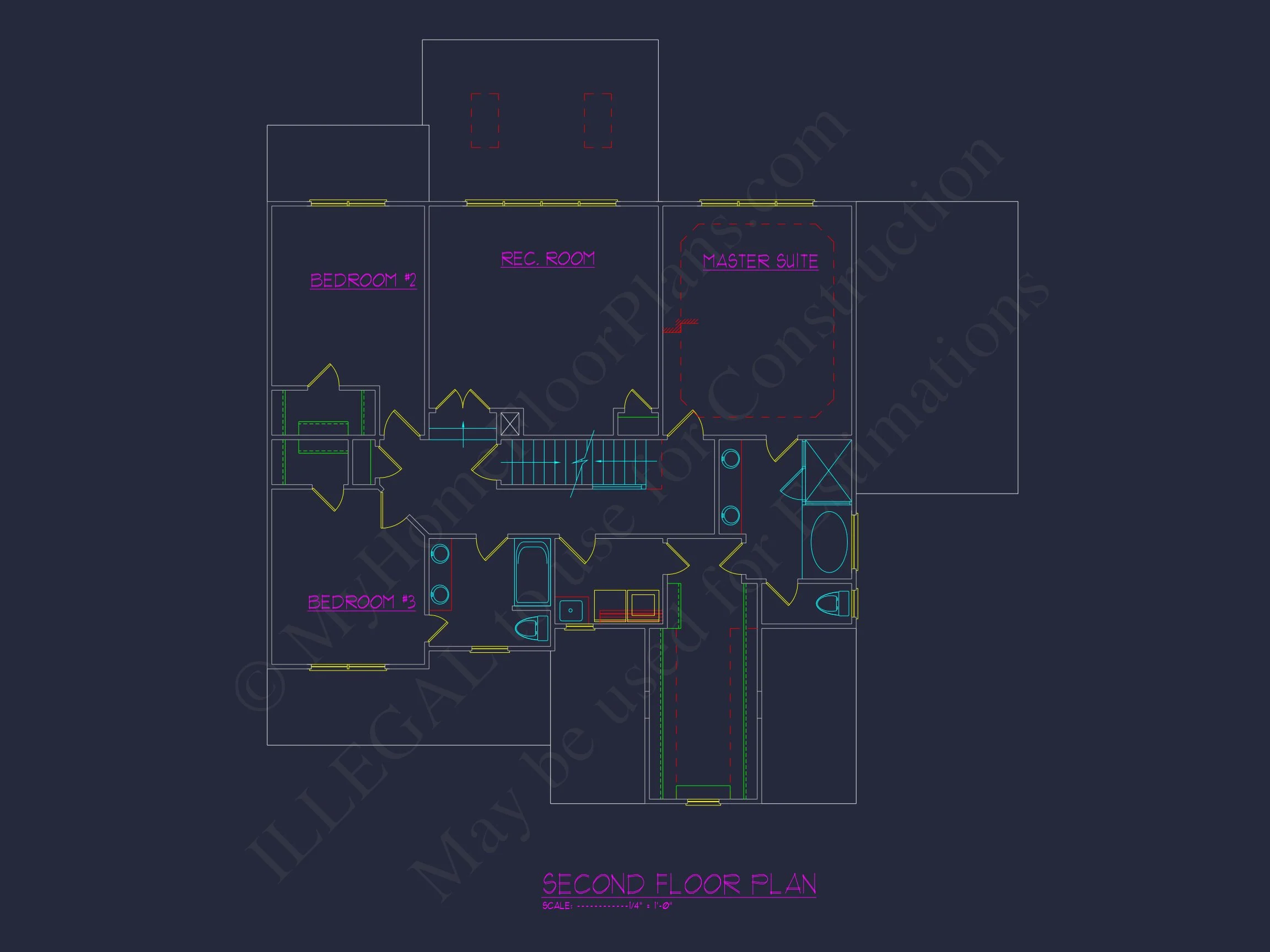 13-1892 HOUSE PLAN - Elegant House Plan with 2-Car Garage, Open Floor Plan & CAD Designs 5 Elegant house Plan with 2-Car Garage, Open Floor Plan & CAD Designs