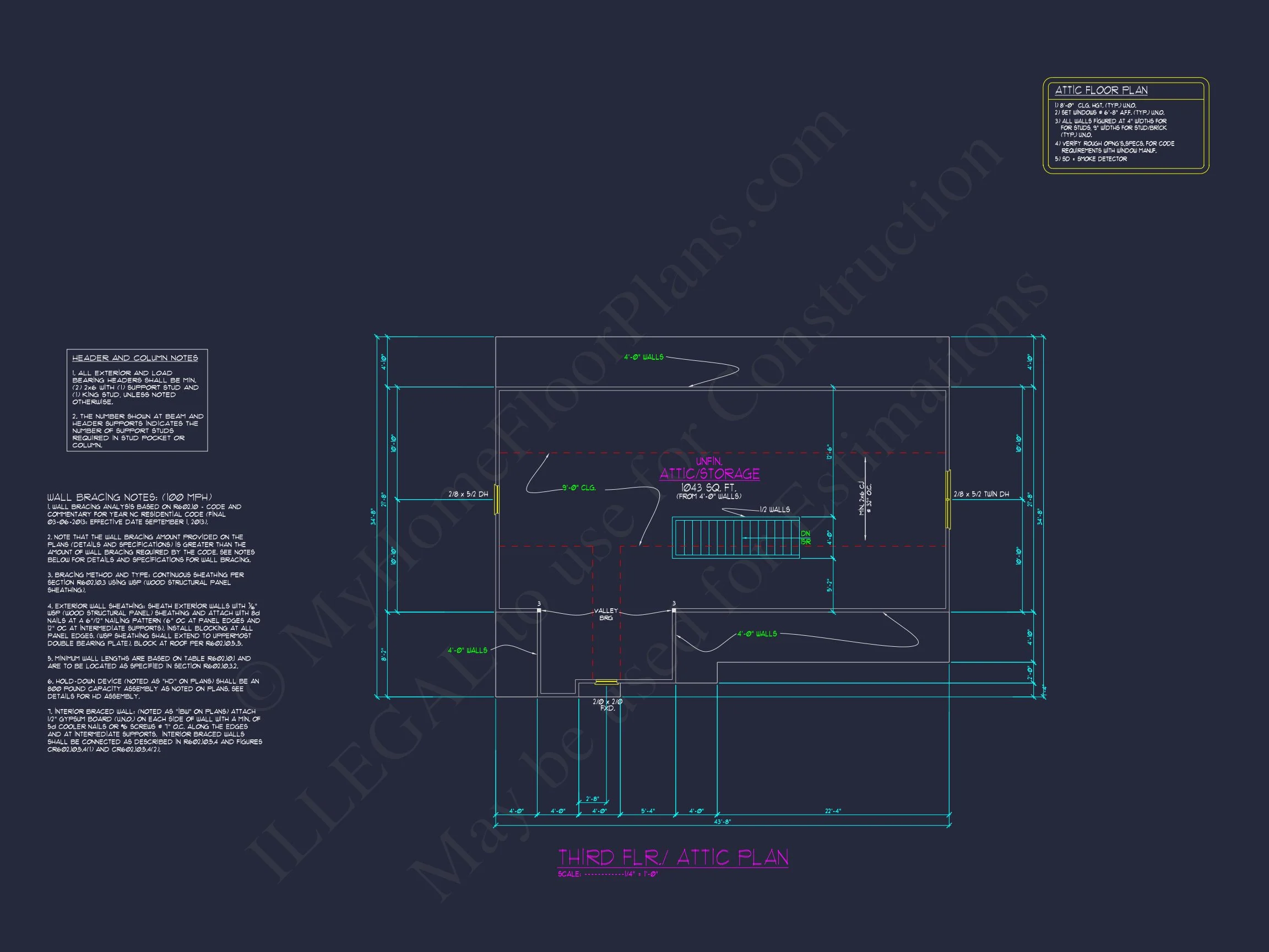 13-1829A HOUSE PLAN - Elegant 4-Bedroom House Plan with Open Layout and CAD Design 8 Elegant 4-Bedroom house Plan with Open Layout and CAD Design