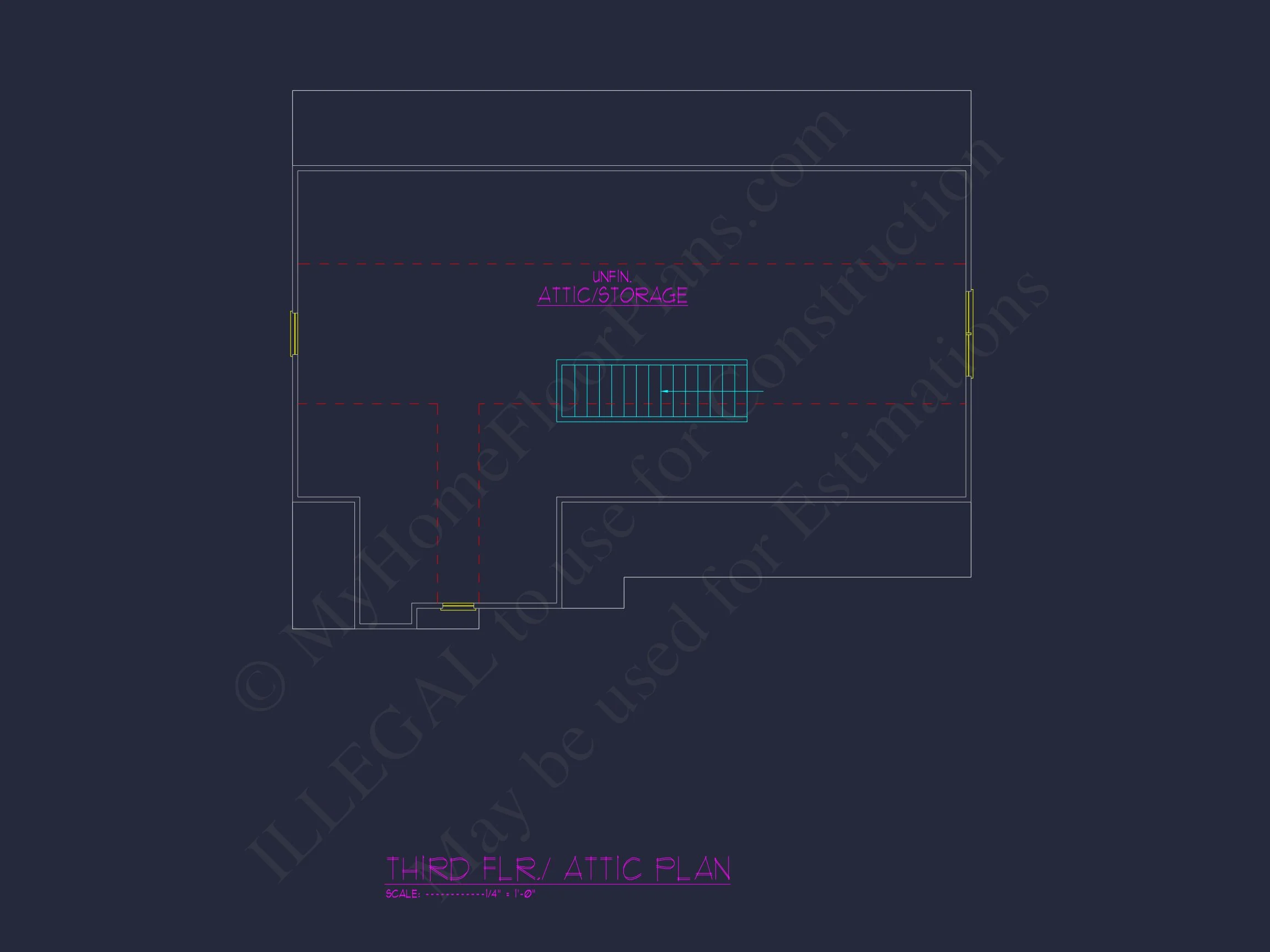 13-1829A HOUSE PLAN - Elegant 4-Bedroom House Plan with Open Layout and CAD Design 5 Elegant 4-Bedroom house Plan with Open Layout and CAD Design