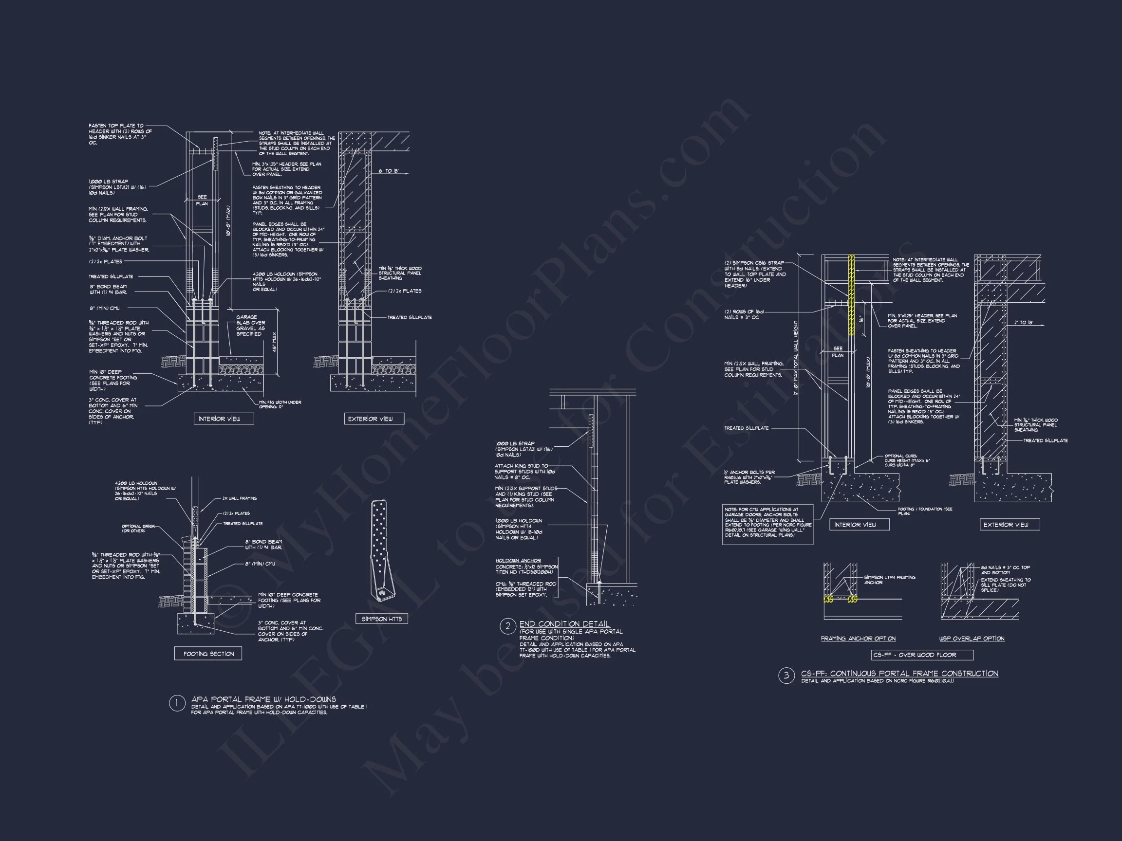 13-1816 HOUSE PLAN - Spacious 2.5 Story House Design with CAD Floor Plans 15 Spacious 2.5 Story house Design with CAD Floor Plans