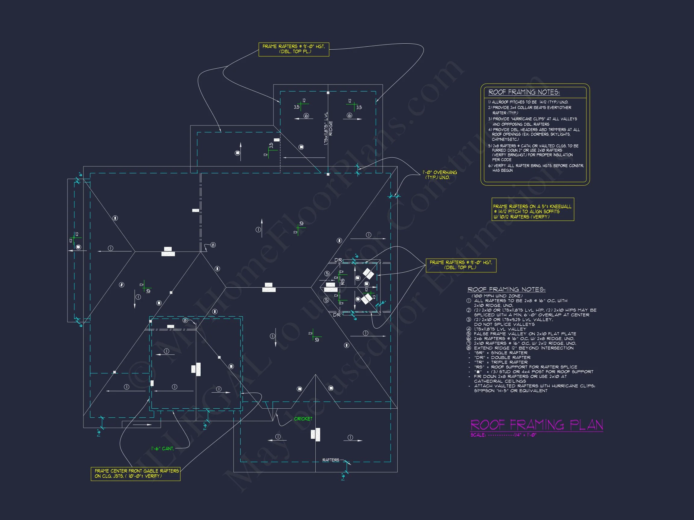 13-1816 HOUSE PLAN - Spacious 2.5 Story House Design with CAD Floor Plans 13 Spacious 2.5 Story house Design with CAD Floor Plans