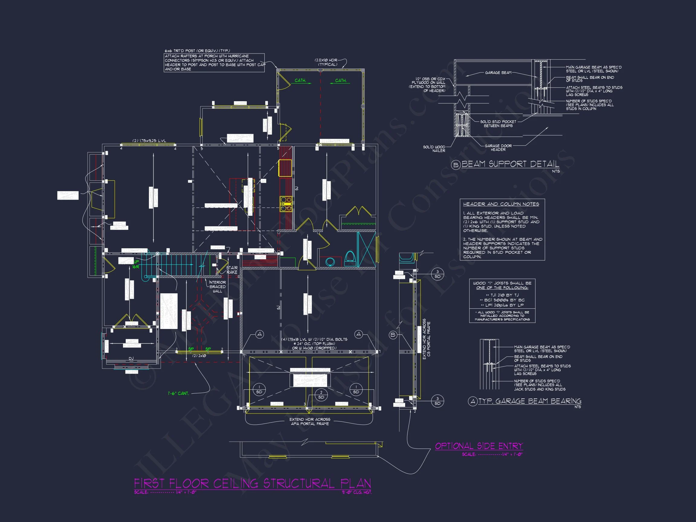 13-1816 HOUSE PLAN - Spacious 2.5 Story House Design with CAD Floor Plans 11 Spacious 2.5 Story house Design with CAD Floor Plans