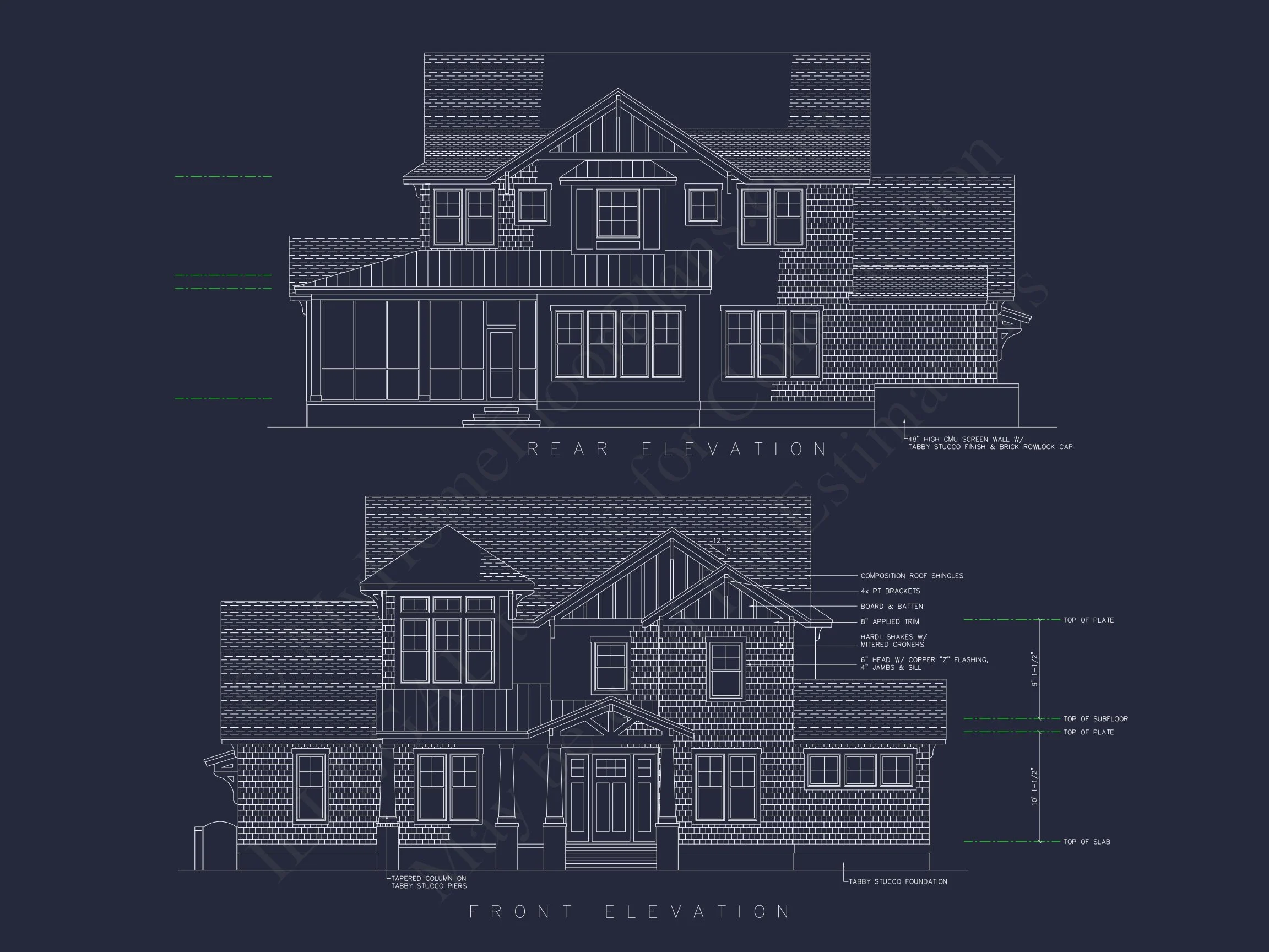 13-1777 HOUSE PLAN - Craftsman House Floor Plan with 4 Bedrooms and 3 Garage Bays 7 Craftsman house Floor Plan with 4 Bedrooms and 3 Garage Bays