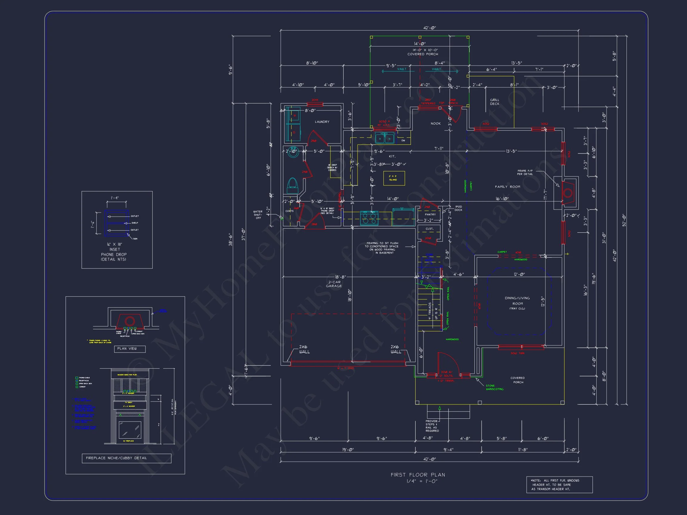 13-1515 HOUSE PLAN - Spacious House Plan with Open Floor Plan and 4 Bedrooms 6 Spacious house Plan with Open Floor Plan and 4 Bedrooms