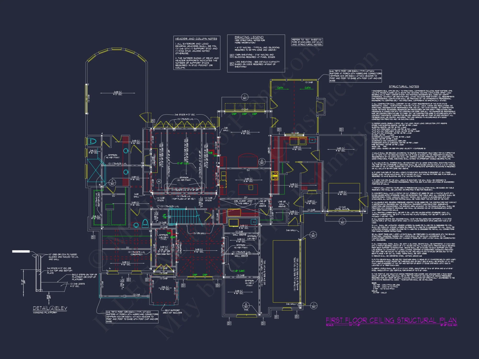 Elegant house Blueprint with 2.5 Story Floor Plan Designs
