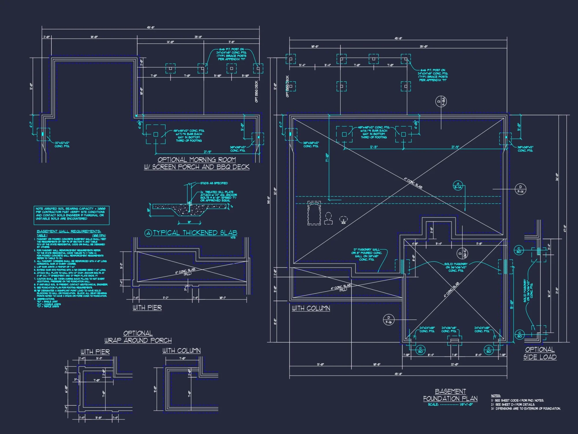 Craftsman house Design with 2-Story Plan and CAD Blueprints