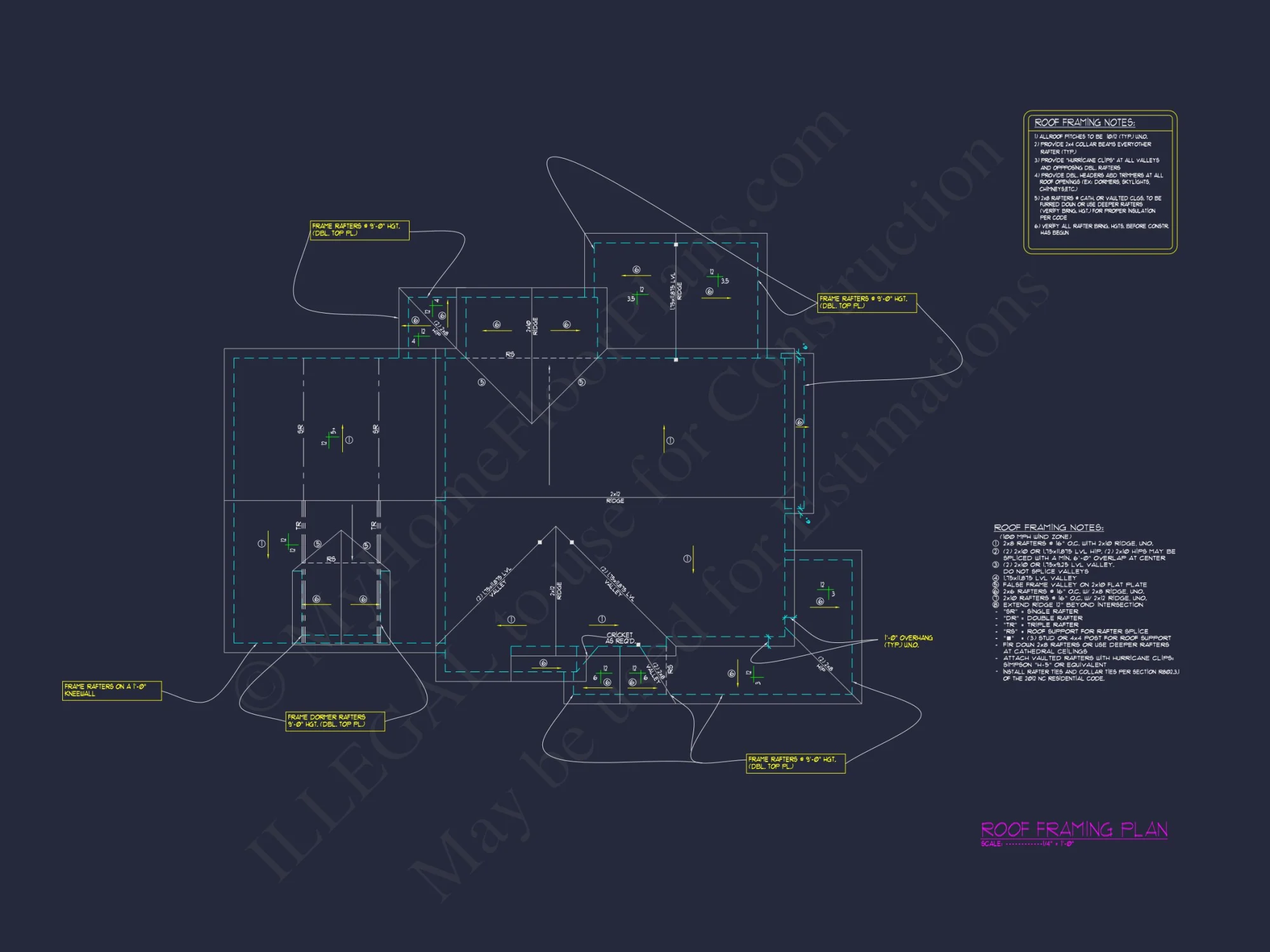 Traditional CAD house Floor Plan