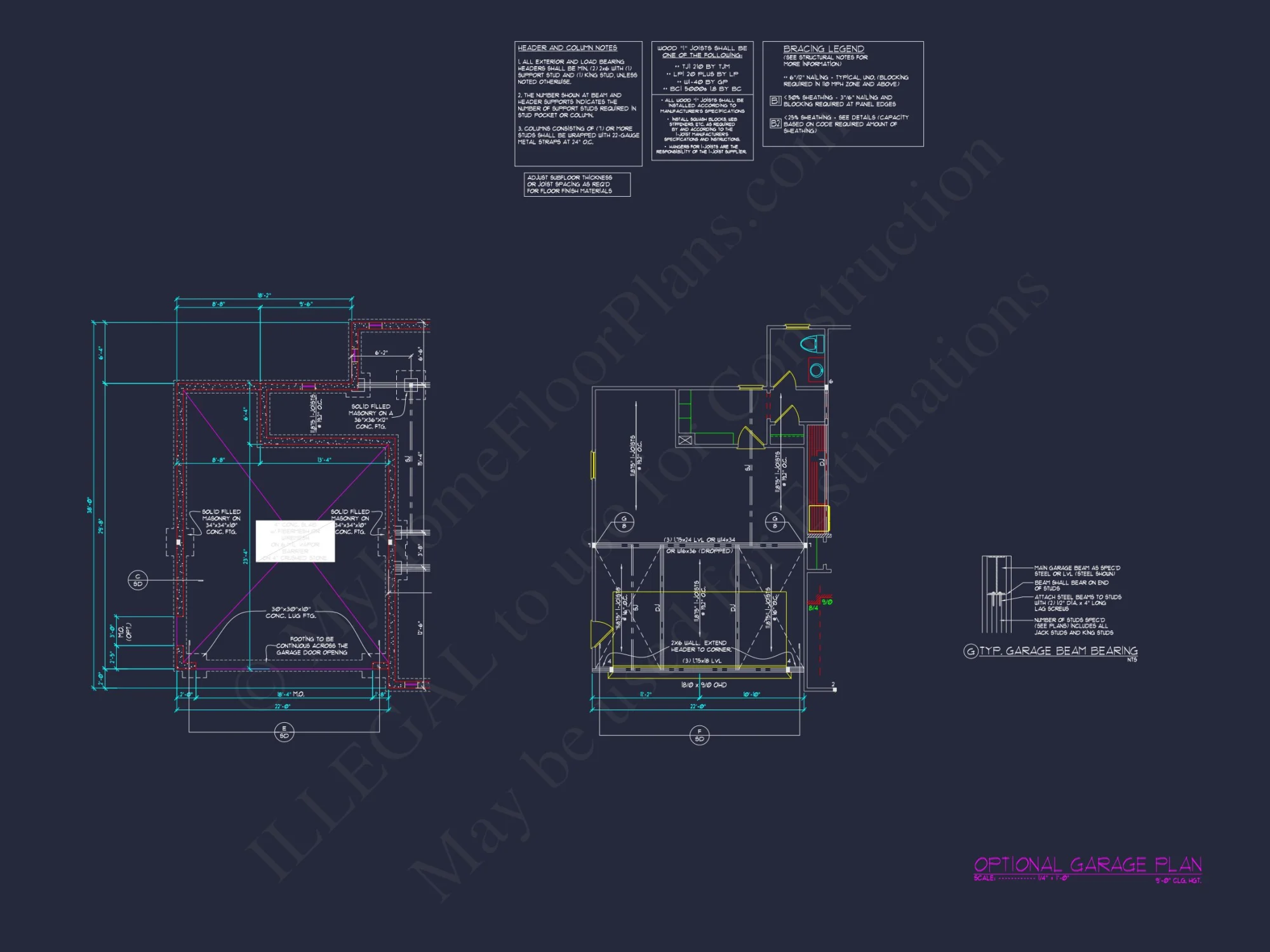 Traditional CAD house Floor Plan