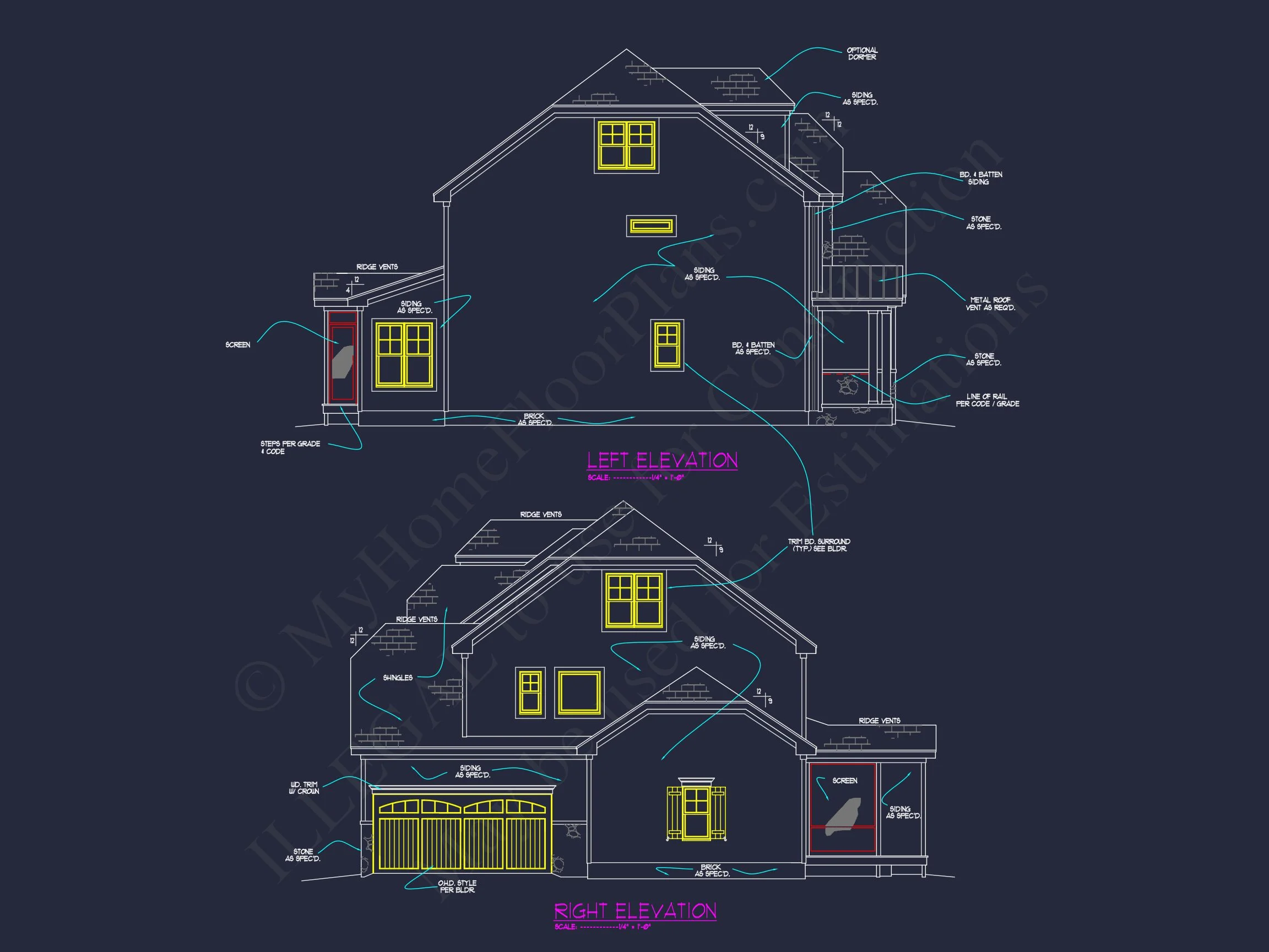 13-1146 HOUSE PLAN - Blueprint House Floor Plan Designs With CAD Architecture 9 Blueprint house Floor Plan Designs With CAD Architecture