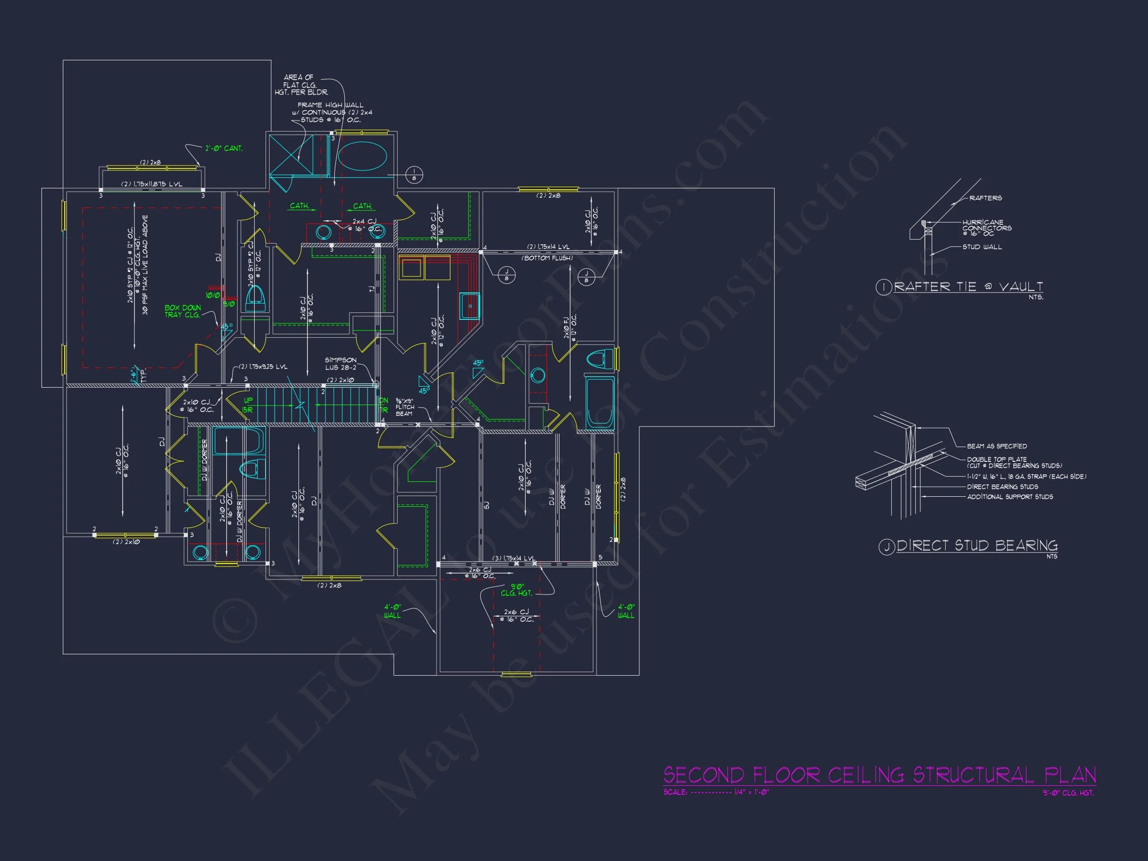 13-1098 HOUSE PLAN - Expansive House Plan Featuring 5 Bedrooms, CAD Designs & Blueprint 12 Expansive house Plan Featuring 5 Bedrooms, CAD Designs & Blueprint