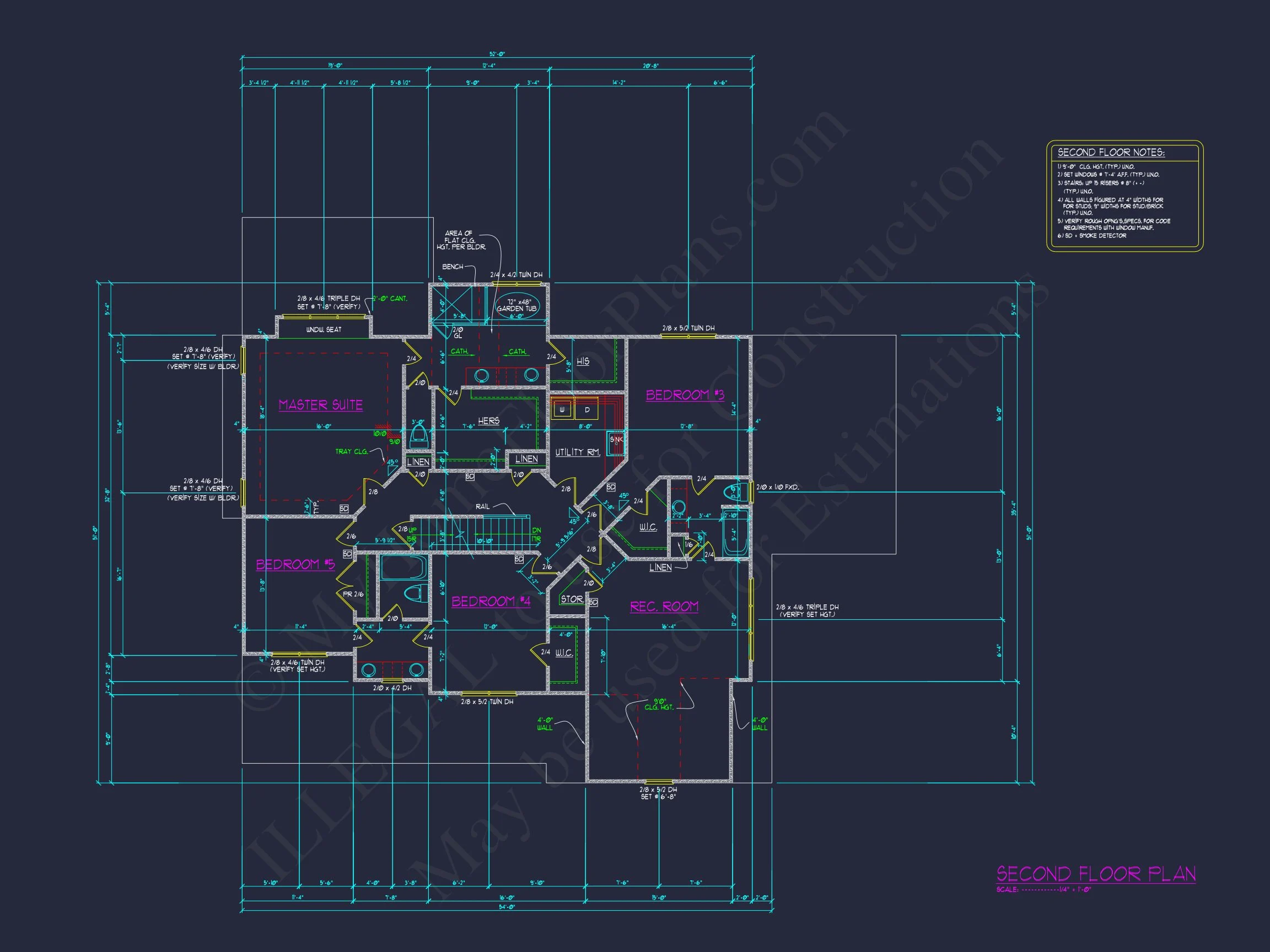 13-1098 HOUSE PLAN - Expansive House Plan Featuring 5 Bedrooms, CAD Designs & Blueprint 8 Expansive house Plan Featuring 5 Bedrooms, CAD Designs & Blueprint