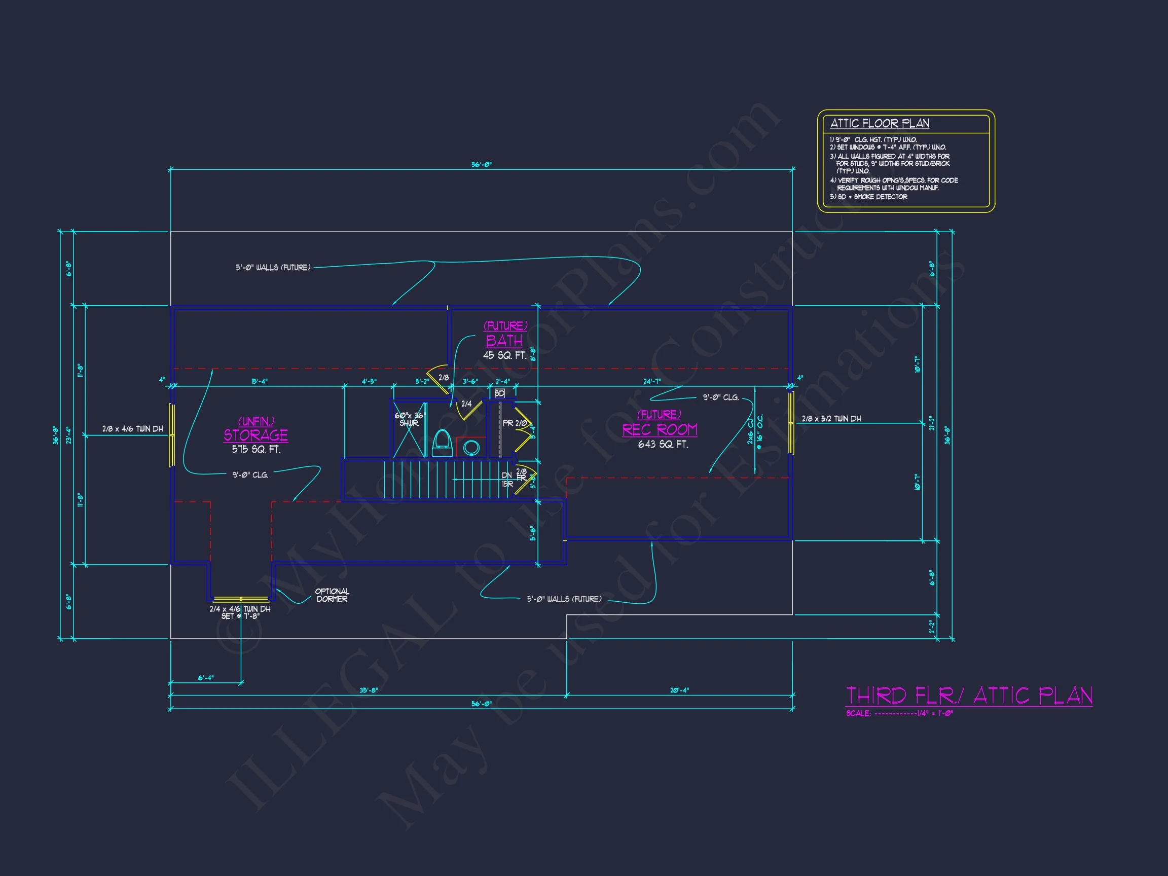 13-1023 HOUSE PLAN - 3-Story House Plan with Spacious Garage and Open Floor Plan 14 3-Story house Plan with Spacious Garage and Open Floor Plan
