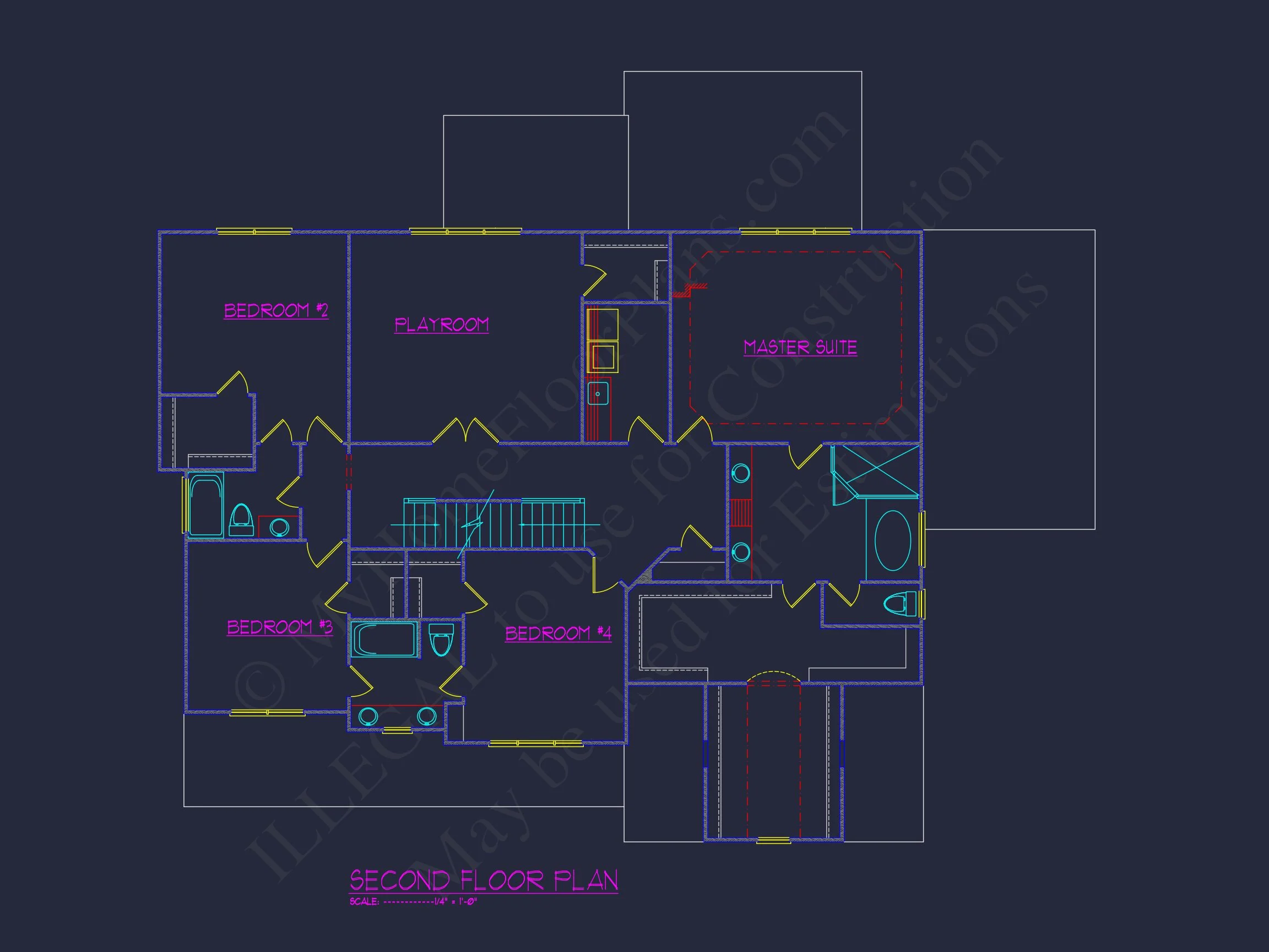 13-1023 HOUSE PLAN - 3-Story House Plan with Spacious Garage and Open Floor Plan 7 3-Story house Plan with Spacious Garage and Open Floor Plan