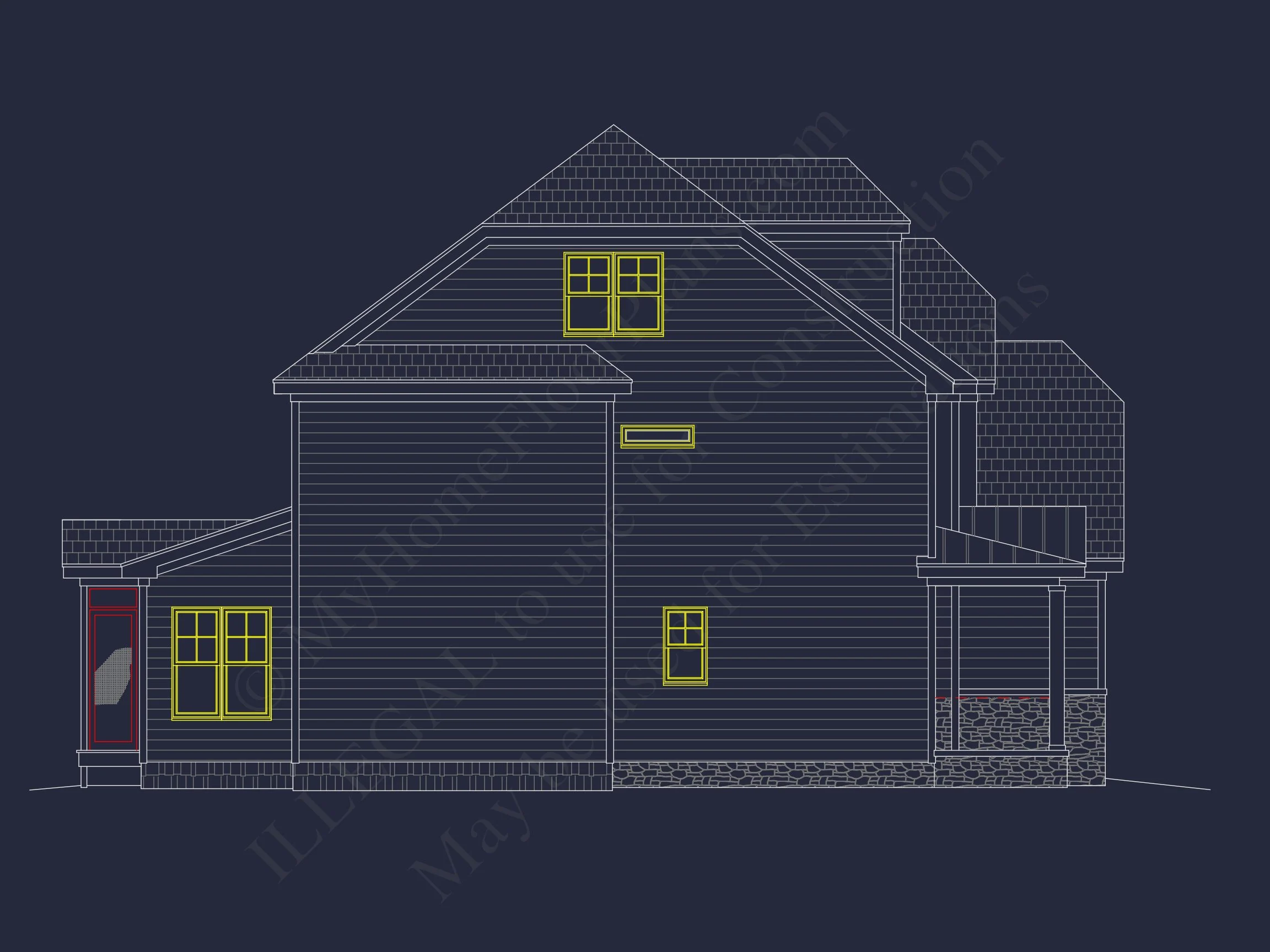 13-1023 HOUSE PLAN - 3-Story House Plan with Spacious Garage and Open Floor Plan 4 3-Story house Plan with Spacious Garage and Open Floor Plan