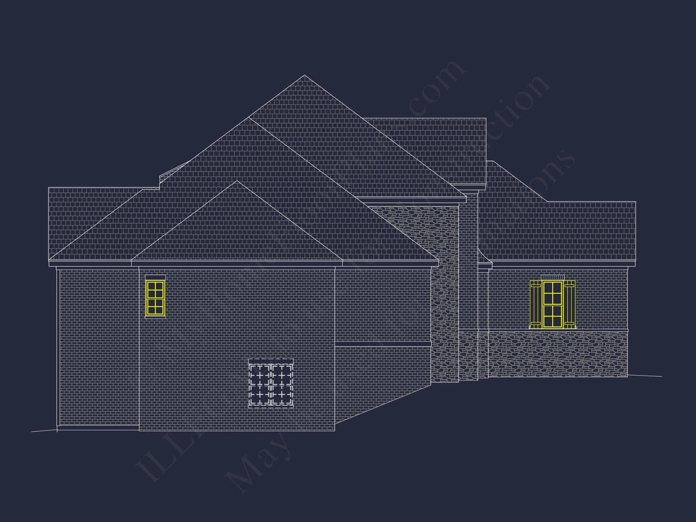 12-2814 HOUSE PLAN - Customizable House Plan with CAD Blueprint, Architecture Designs 5 Customizable house Plan with CAD Blueprint, Architecture Designs