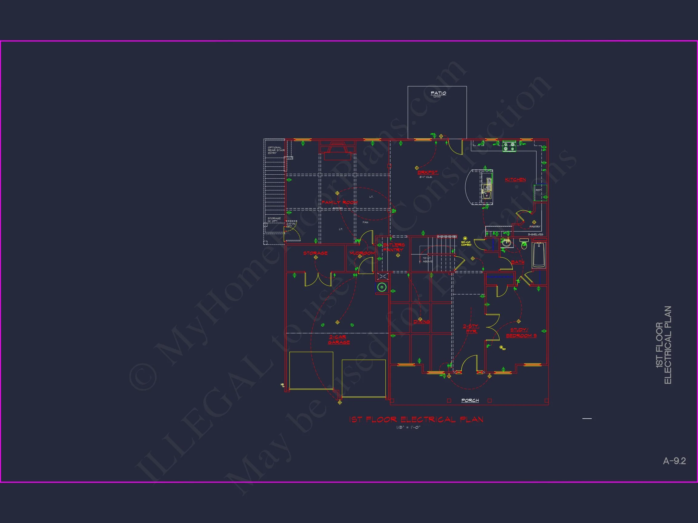 12-2613 HOUSE PLAN - Modern Suburban House Plan: Spacious Floor Plan & CAD Designs 29 Modern Suburban house Plan: Spacious Floor Plan & CAD Designs