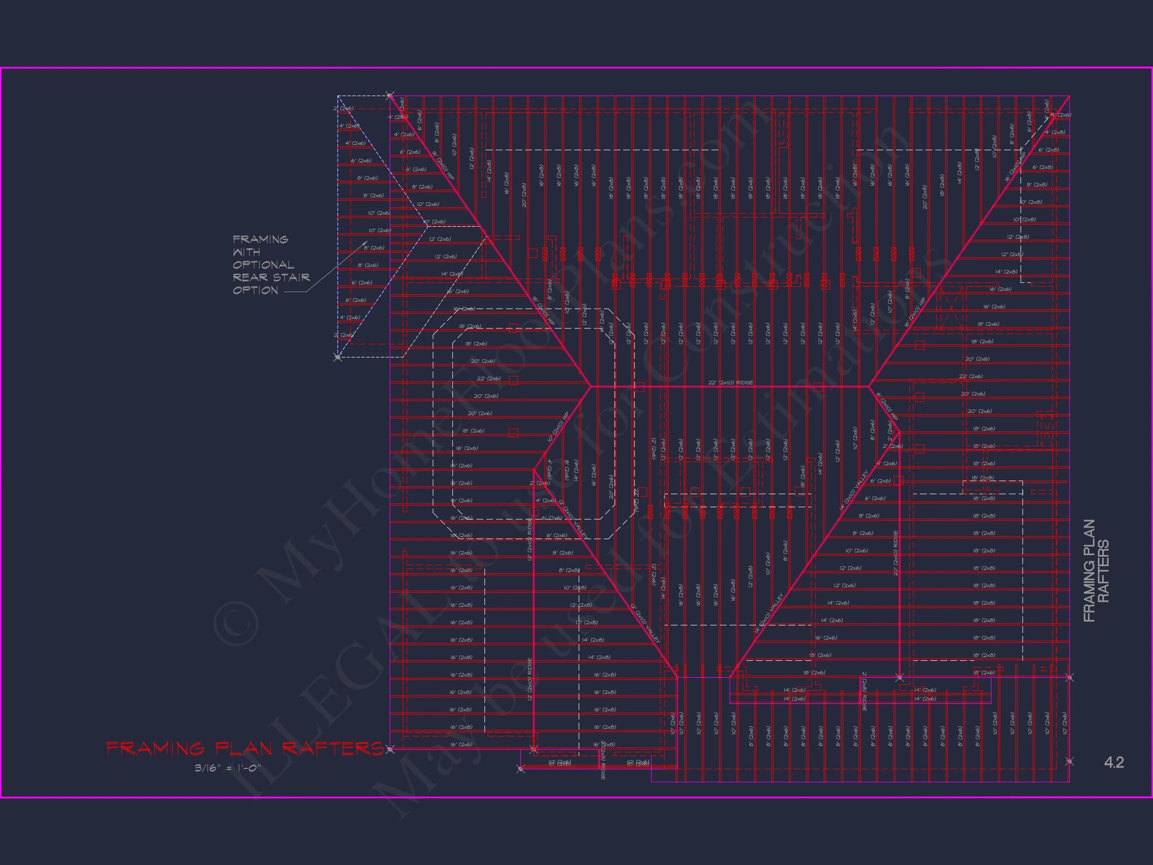 12-2613 HOUSE PLAN - Modern Suburban House Plan: Spacious Floor Plan & CAD Designs 24 Modern Suburban house Plan: Spacious Floor Plan & CAD Designs