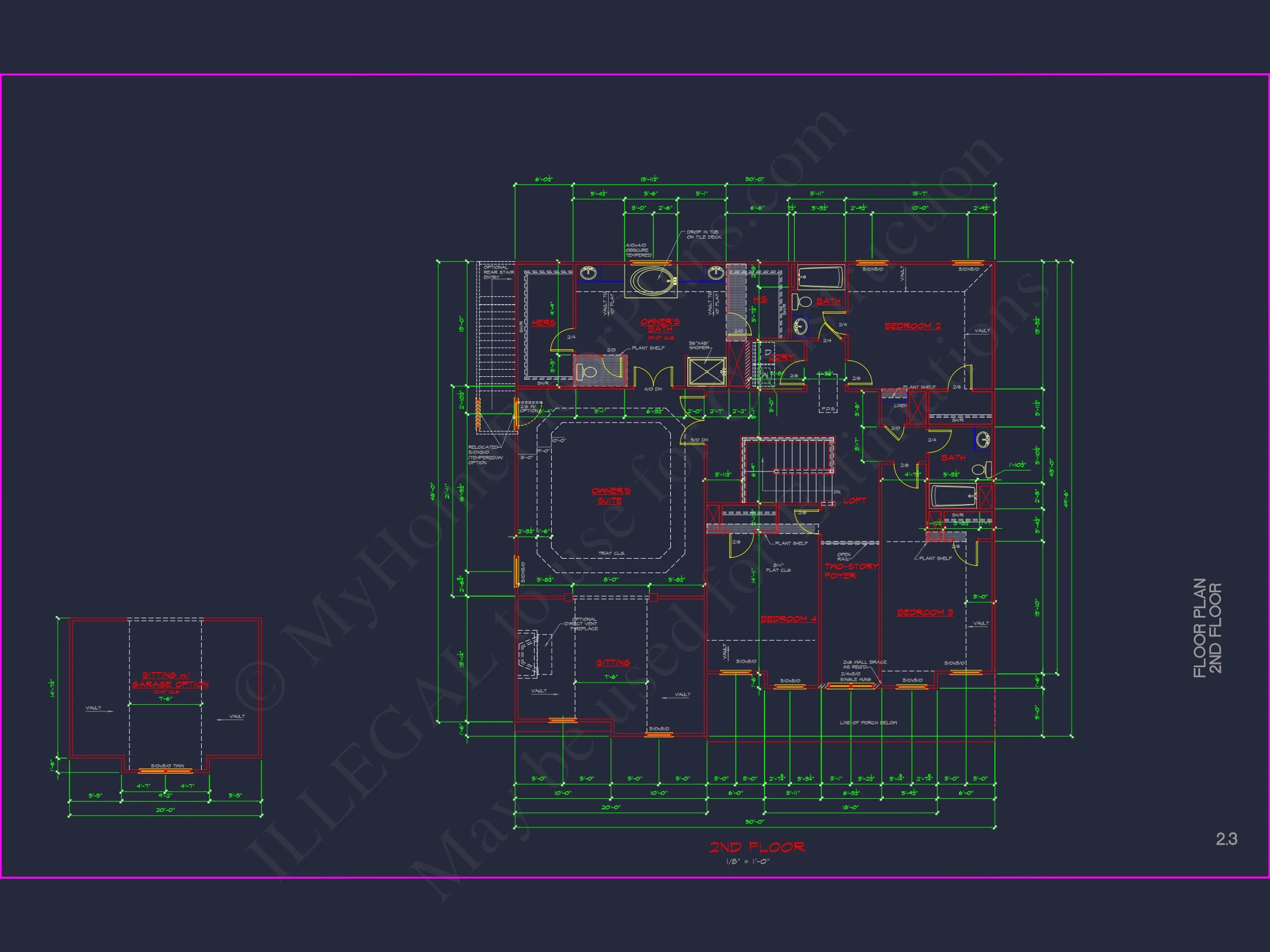 12-2613 HOUSE PLAN - Modern Suburban House Plan: Spacious Floor Plan & CAD Designs 21 Modern Suburban house Plan: Spacious Floor Plan & CAD Designs