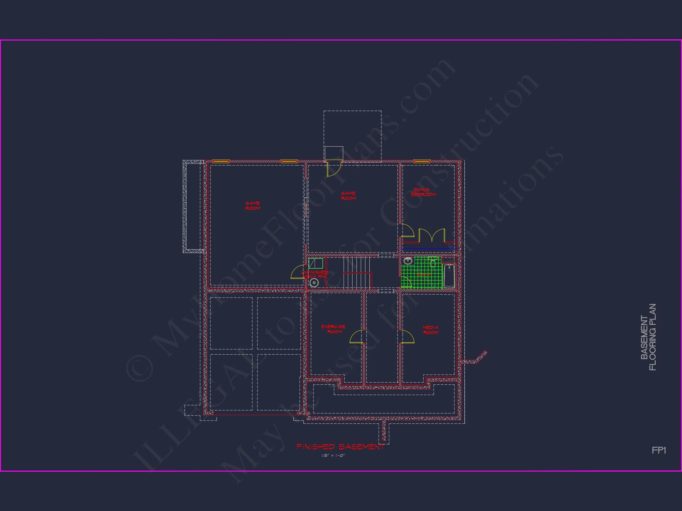 12-2613 HOUSE PLAN - Modern Suburban House Plan: Spacious Floor Plan & CAD Designs 12 Modern Suburban house Plan: Spacious Floor Plan & CAD Designs