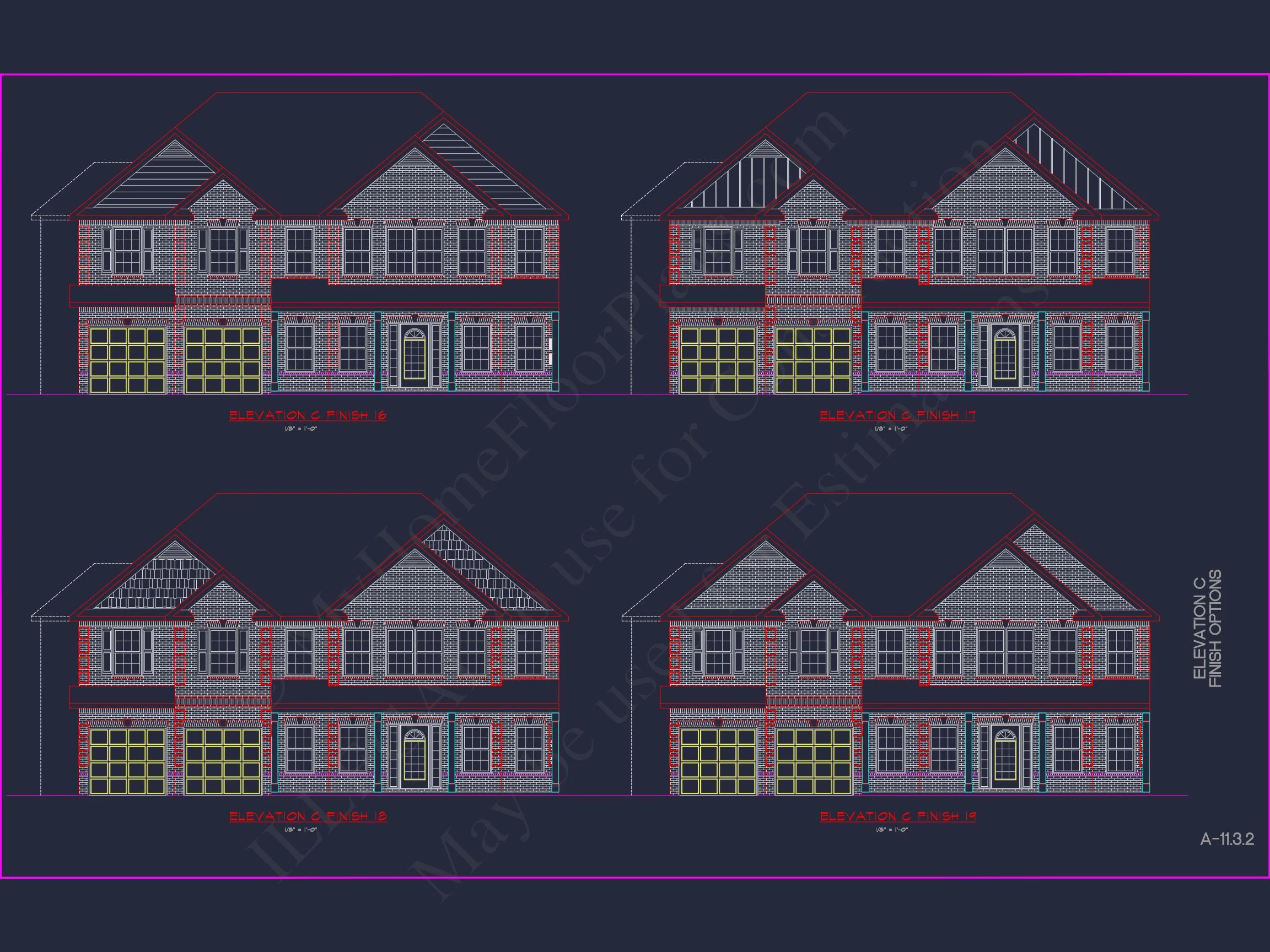 12-2613 HOUSE PLAN - Modern Suburban House Plan: Spacious Floor Plan & CAD Designs 7 Modern Suburban house Plan: Spacious Floor Plan & CAD Designs