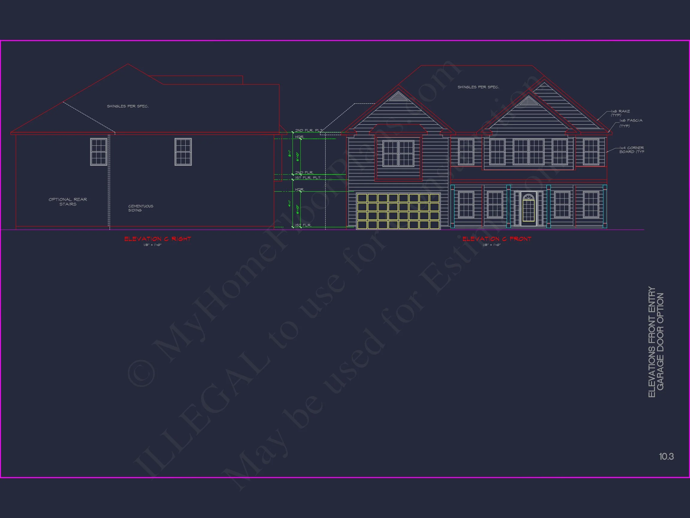12-2613 HOUSE PLAN - Modern Suburban House Plan: Spacious Floor Plan & CAD Designs 5 Modern Suburban house Plan: Spacious Floor Plan & CAD Designs