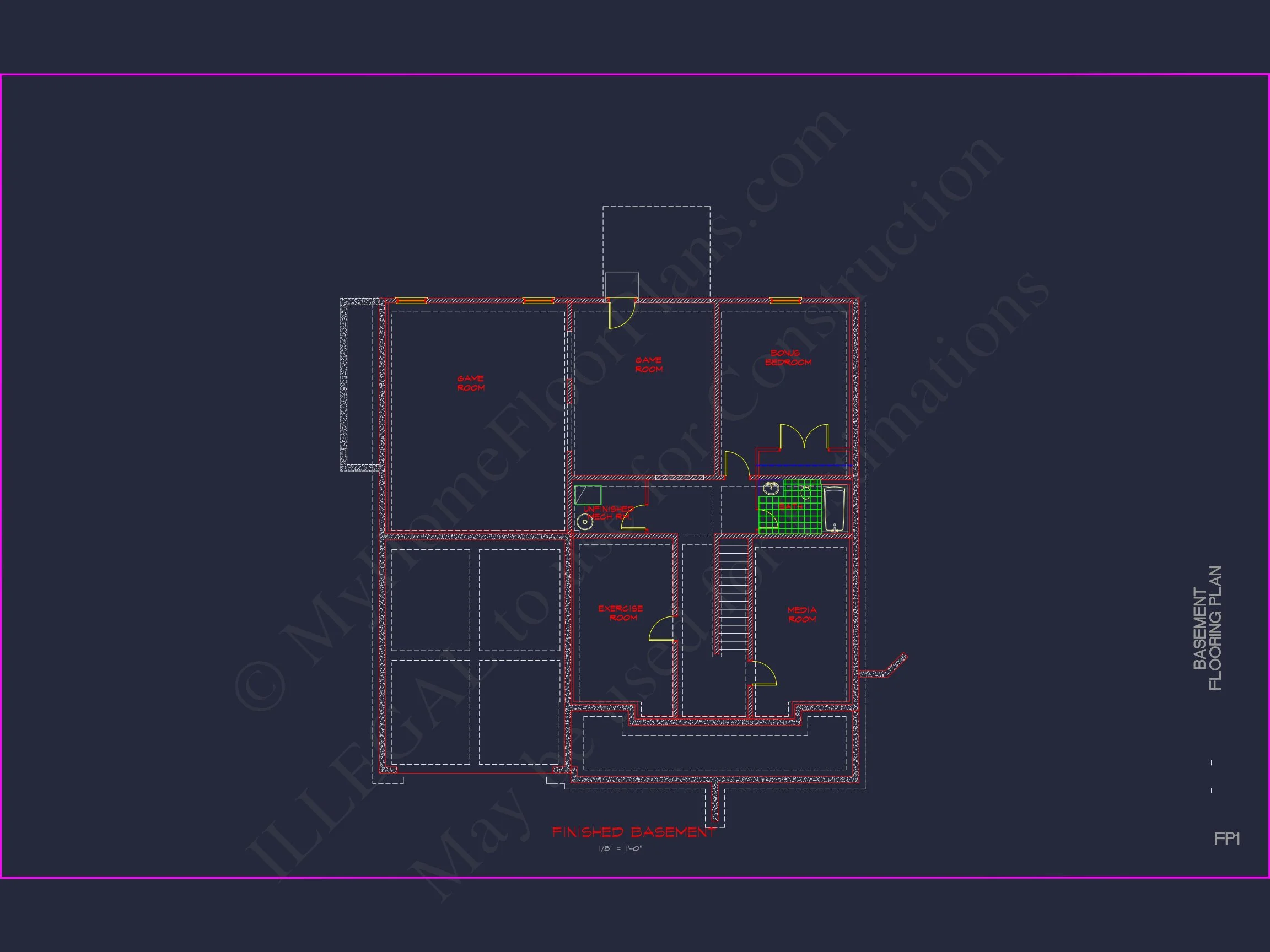 12-2612 HOUSE PLAN - Spacious House Plan with 2 Floors, 5 Bedrooms, and 3-Car Garage 12 Spacious house Plan with 2 Floors, 5 Bedrooms, and 3-Car Garage