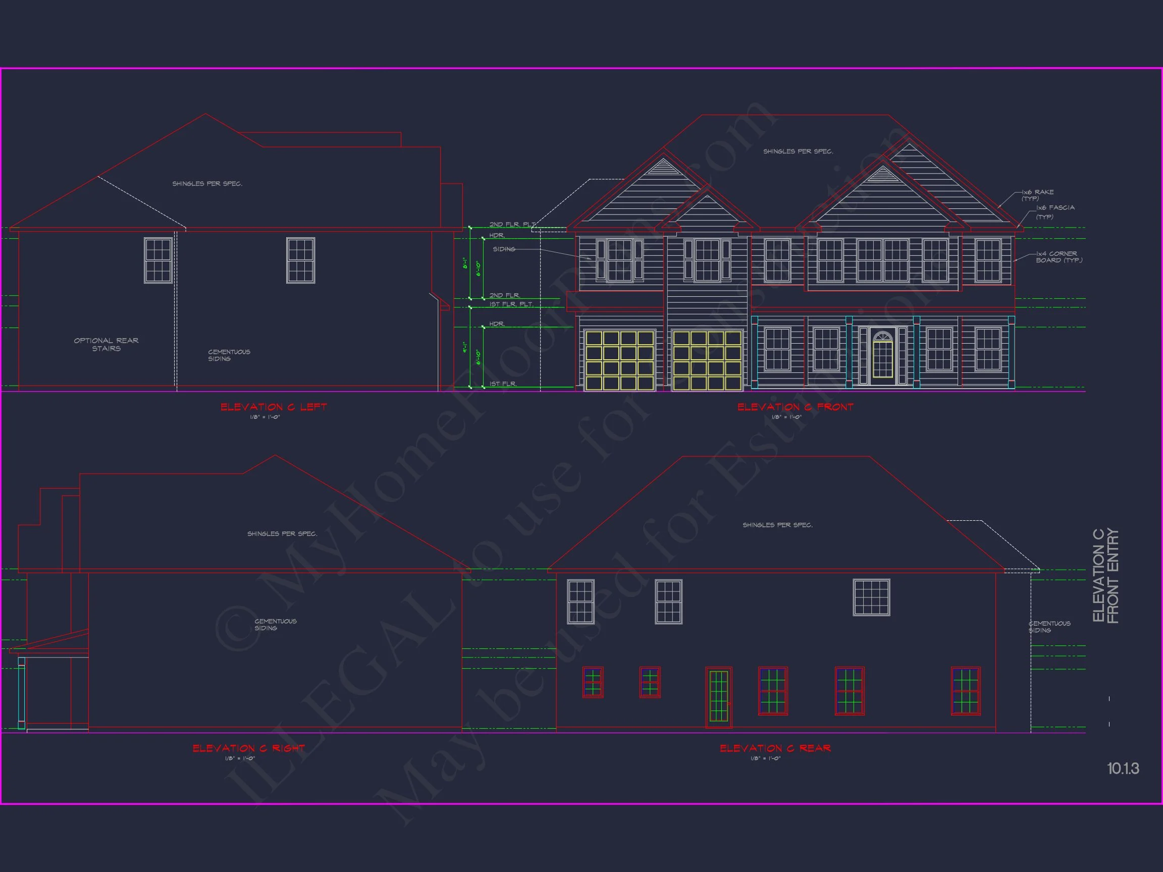 12-2612 HOUSE PLAN - Spacious House Plan with 2 Floors, 5 Bedrooms, and 3-Car Garage 6 Spacious house Plan with 2 Floors, 5 Bedrooms, and 3-Car Garage