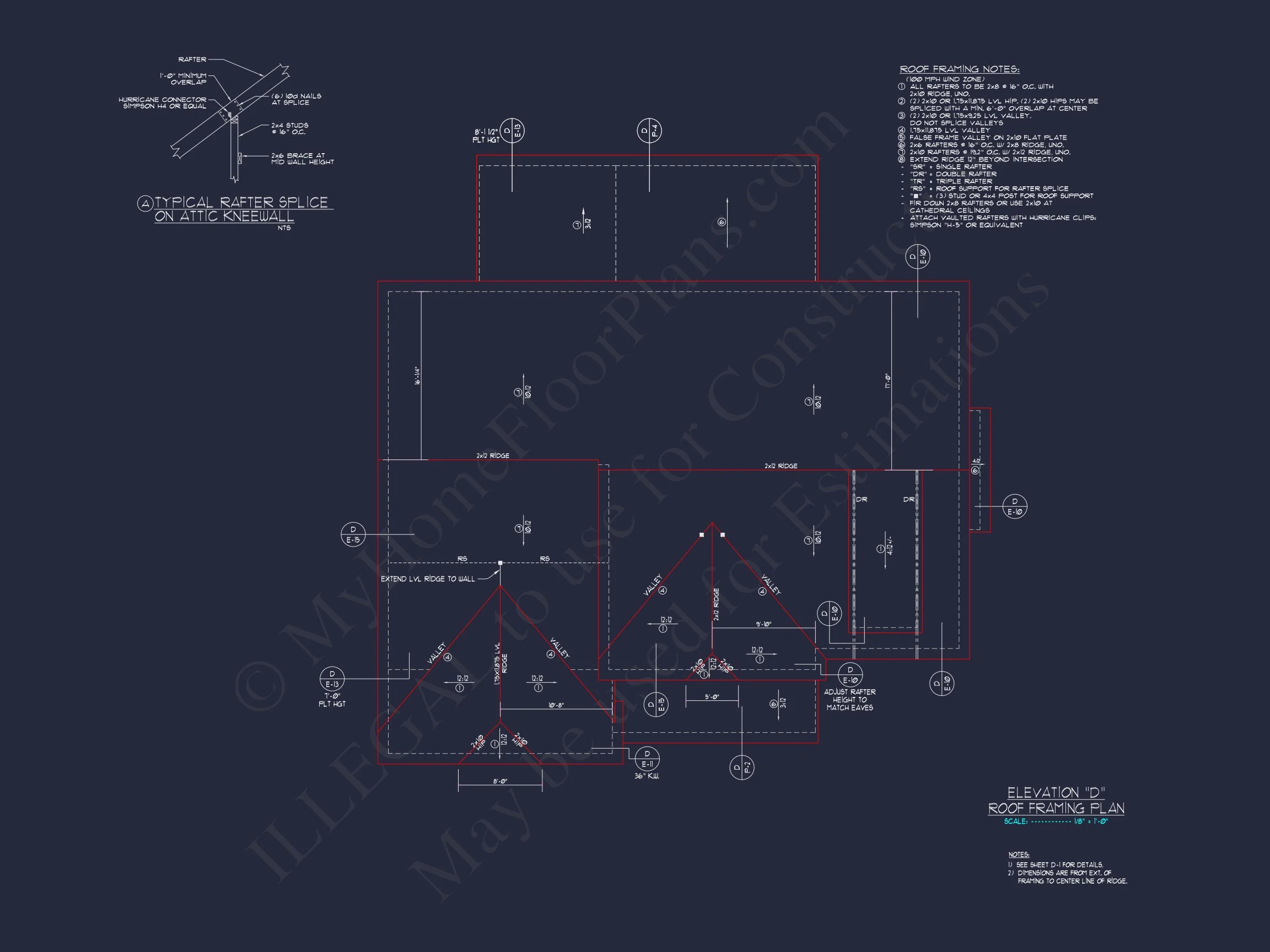 12-2599 HOUSE PLAN - Elegant House Plan with CAD Floor Plan and Architectural Designs 16 Elegant house Plan with CAD Floor Plan and Architectural Designs