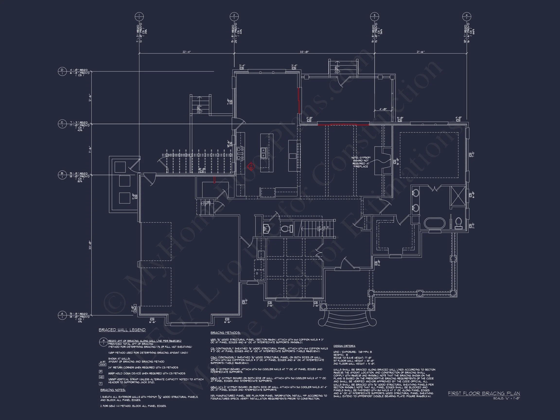 12-2491 HOUSE PLAN - Architectural Floor Plan Design with CAD | 2-Story House Blueprint 14 2-Story house Blueprint