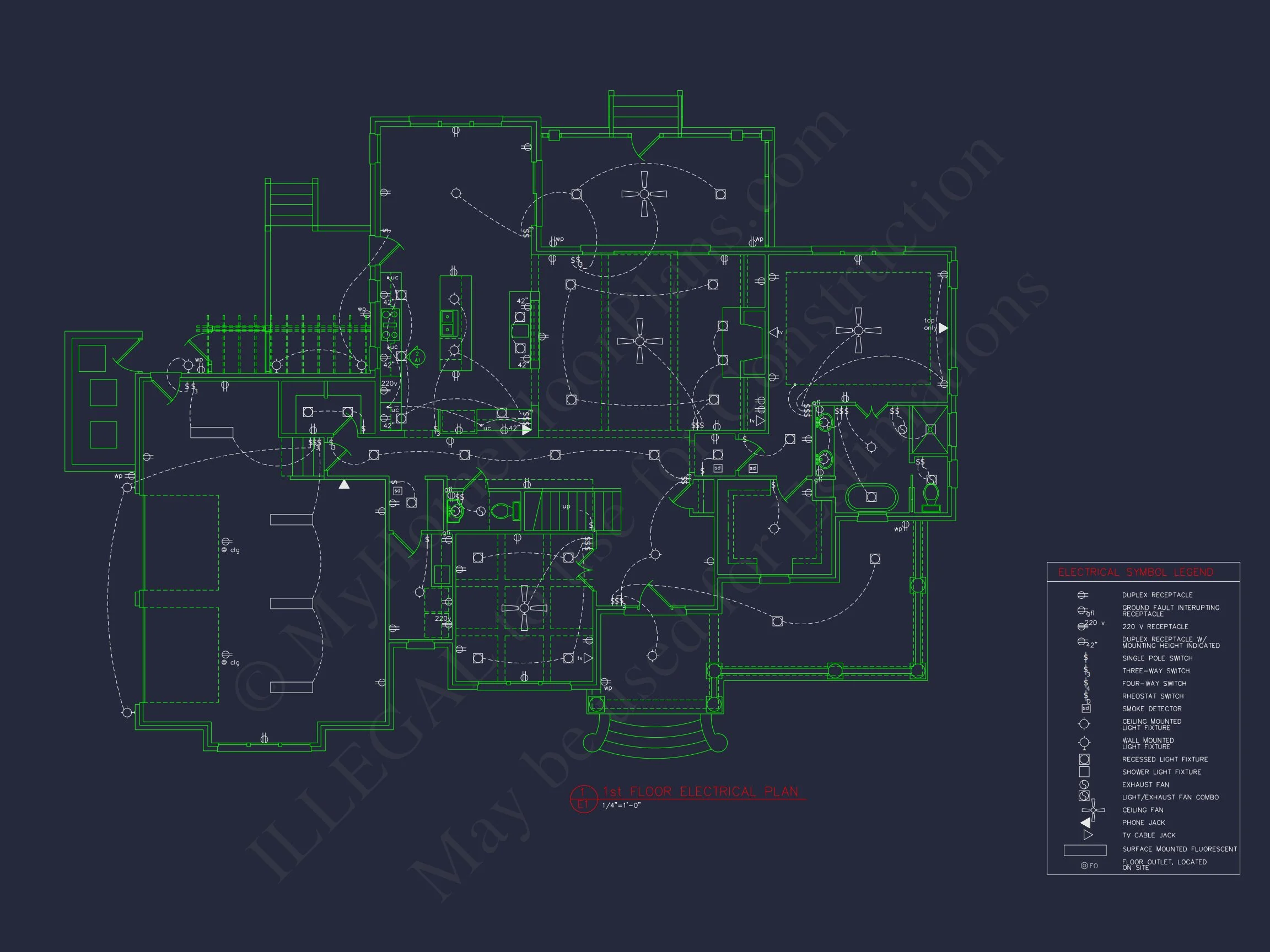 12-2491 HOUSE PLAN - Architectural Floor Plan Design with CAD | 2-Story House Blueprint 10 2-Story house Blueprint