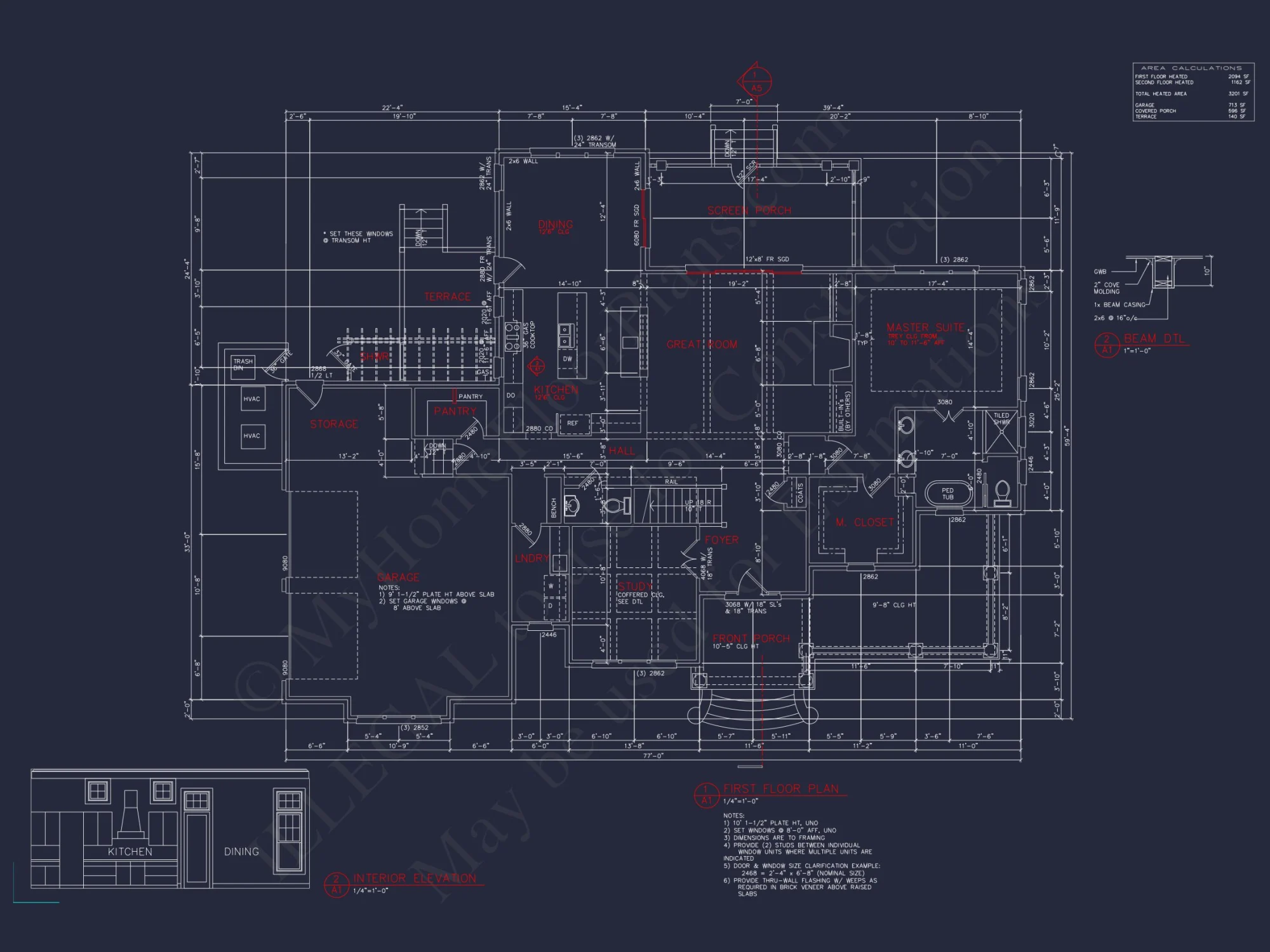 2-Story house Blueprint
