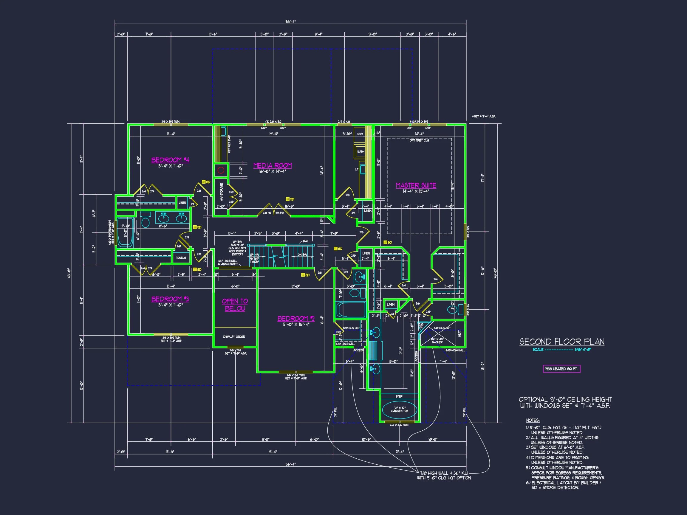 12-2003 HOUSE PLAN - Modern Craftsman House Plan with Spacious Floor Designs 11 Modern Craftsman house Plan with Spacious Floor Designs