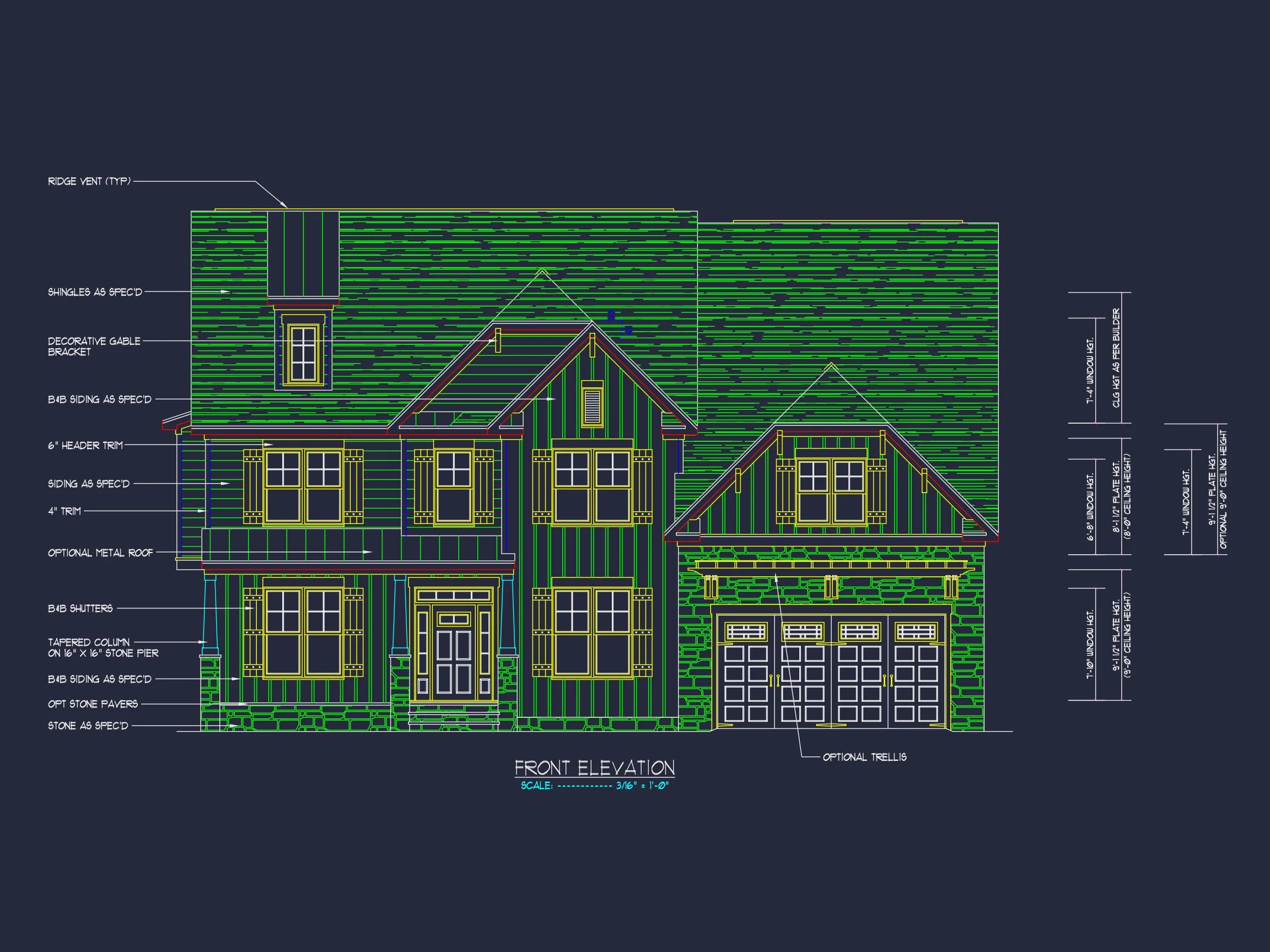 12-2003 HOUSE PLAN - Modern Craftsman House Plan with Spacious Floor Designs 2 Modern Craftsman house Plan with Spacious Floor Designs