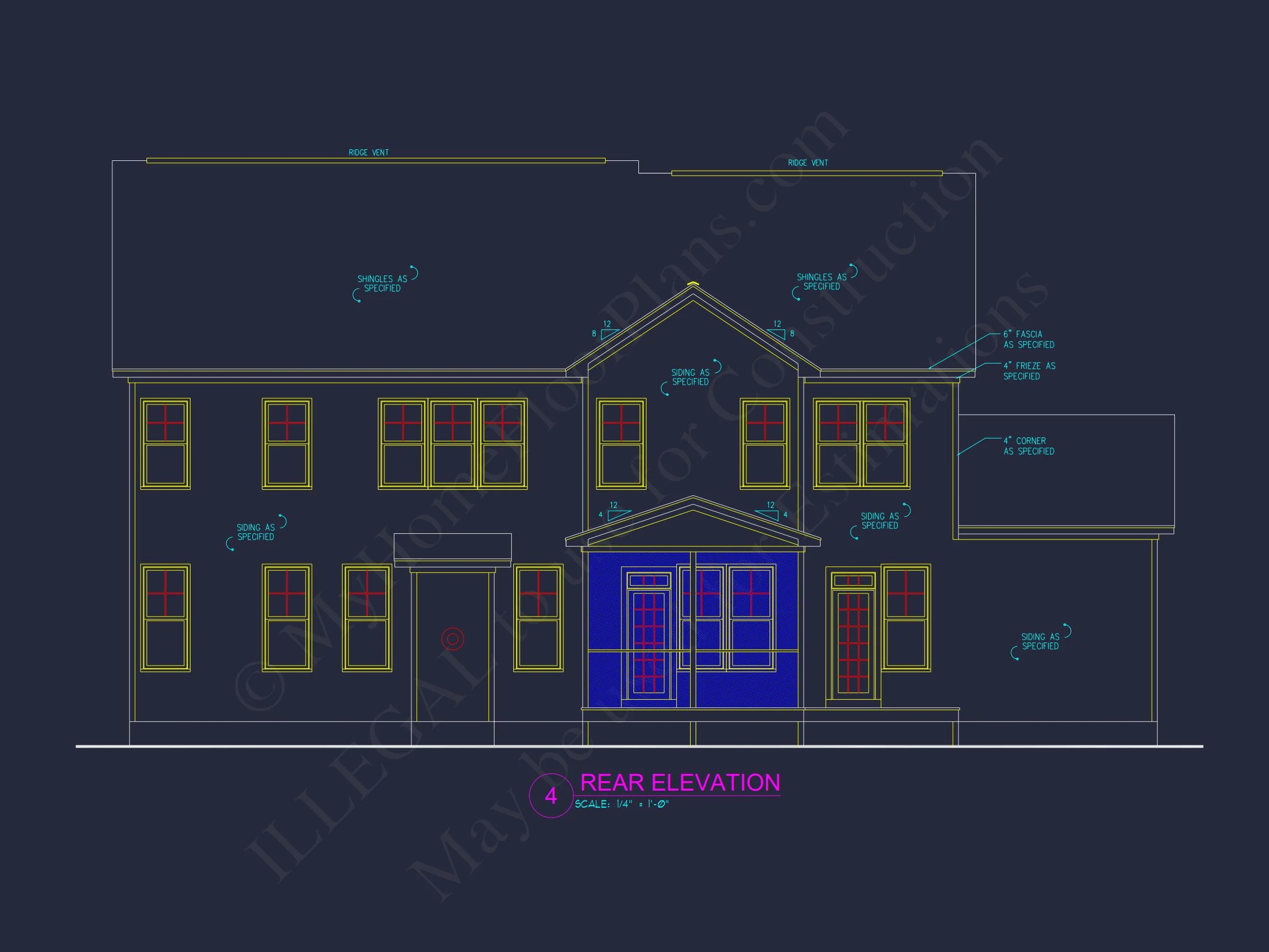 11-BELLA HOUSE PLAN - Modern House Plan – Detailed Floor Plans & CAD Designs 5 Modern house Plan – Detailed Floor Plans & CAD Designs