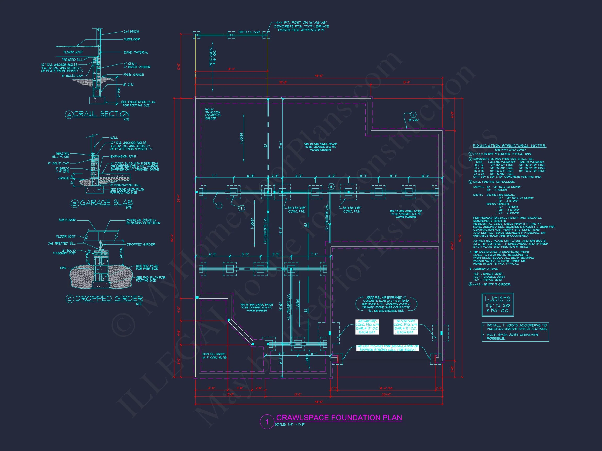 11-1417 HOUSE PLAN - Craftsman House Plan: Floor Plan, CAD, & Architectural Designs 21 Craftsman house Plan: Floor Plan, CAD, & Architectural Designs