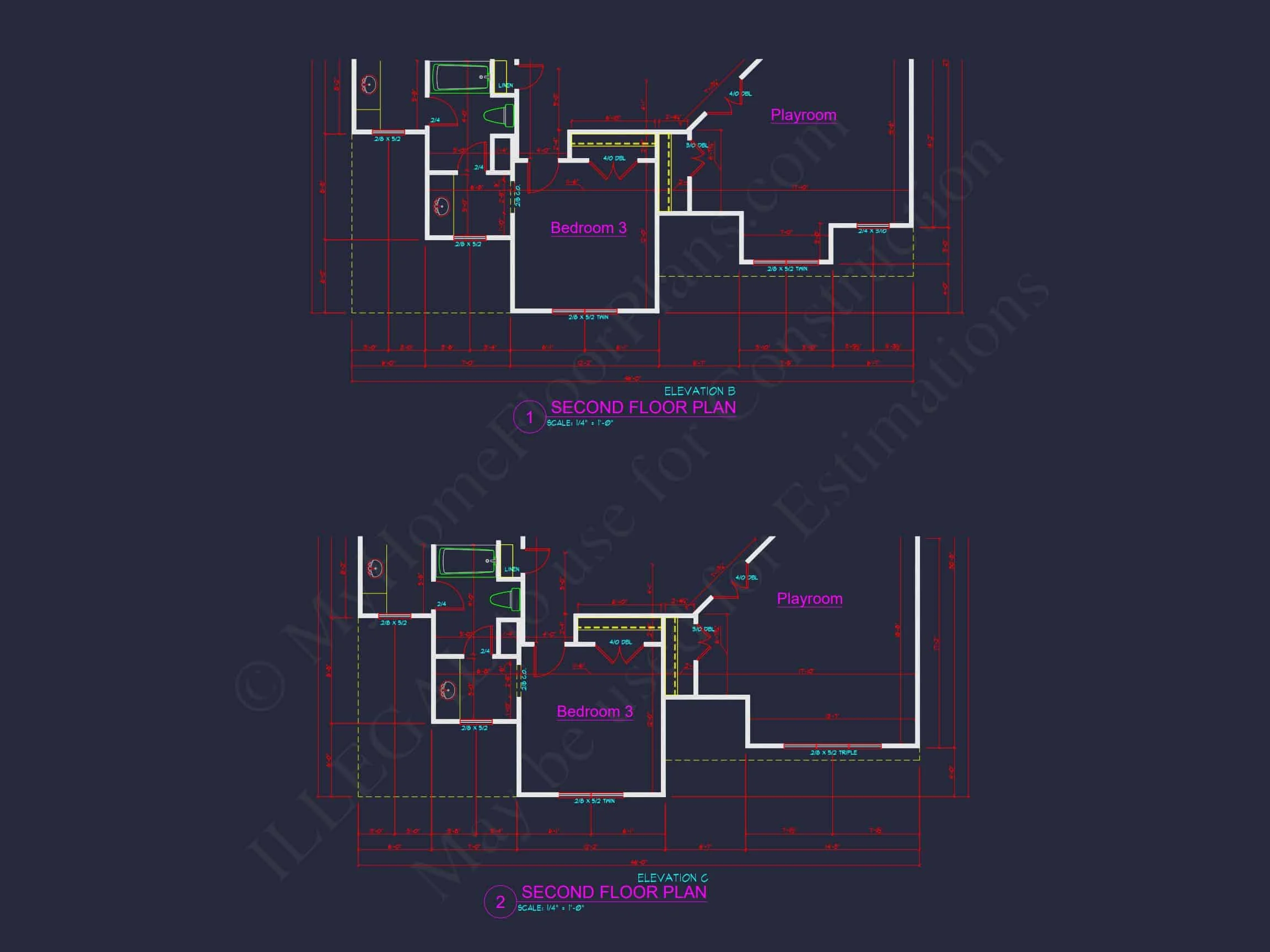 11-1417 HOUSE PLAN - Craftsman House Plan: Floor Plan, CAD, & Architectural Designs 17 Craftsman house Plan: Floor Plan, CAD, & Architectural Designs