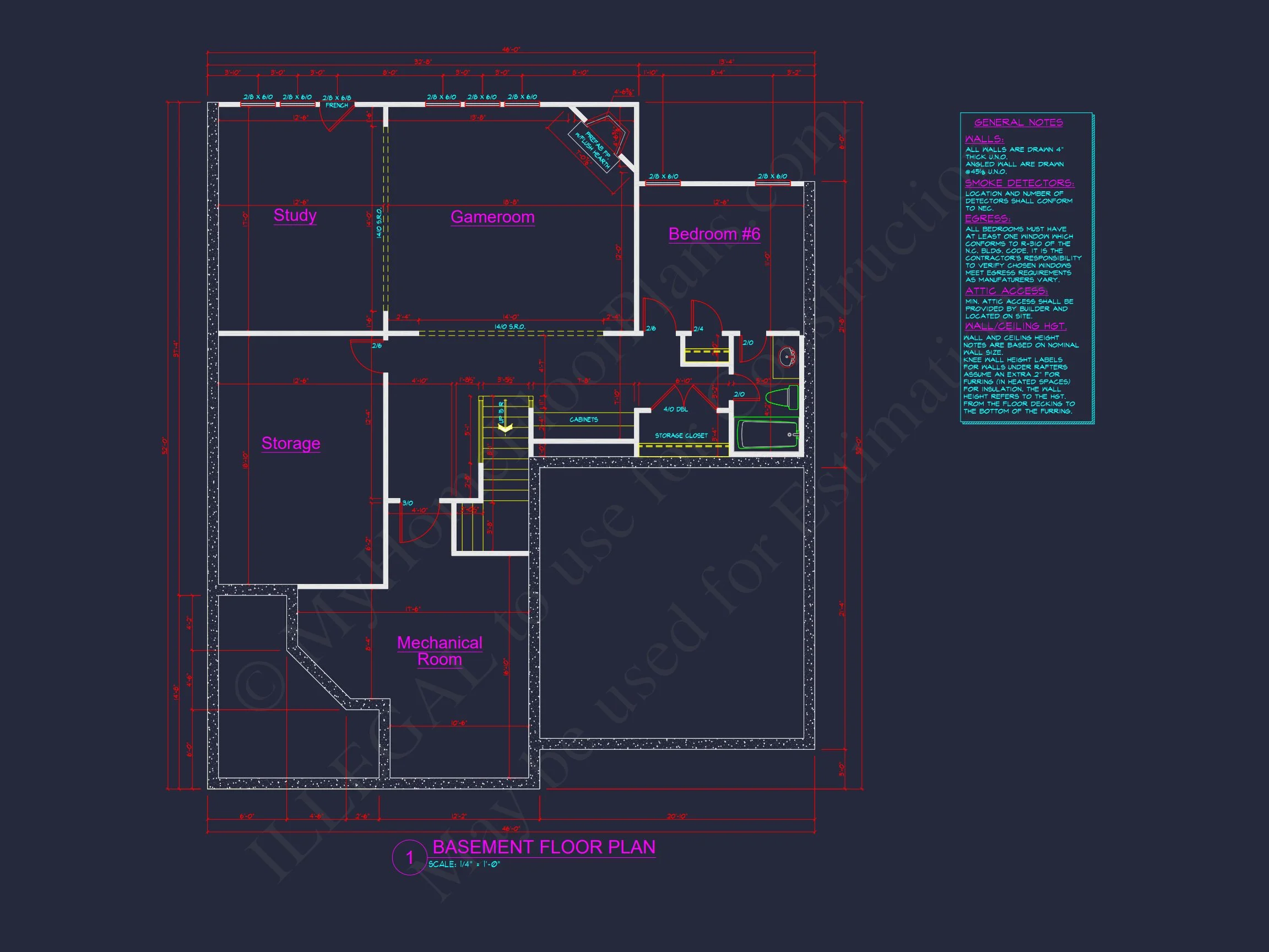 11-1417 HOUSE PLAN - Craftsman House Plan: Floor Plan, CAD, & Architectural Designs 14 Craftsman house Plan: Floor Plan, CAD, & Architectural Designs