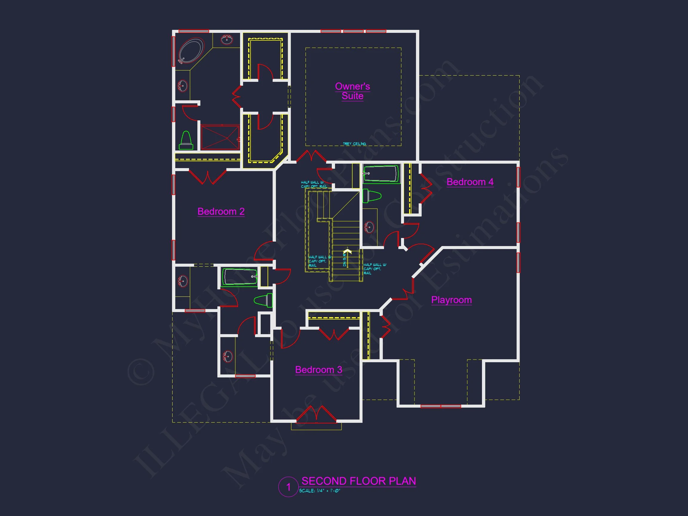 11-1417 HOUSE PLAN - Craftsman House Plan: Floor Plan, CAD, & Architectural Designs 12 Craftsman house Plan: Floor Plan, CAD, & Architectural Designs