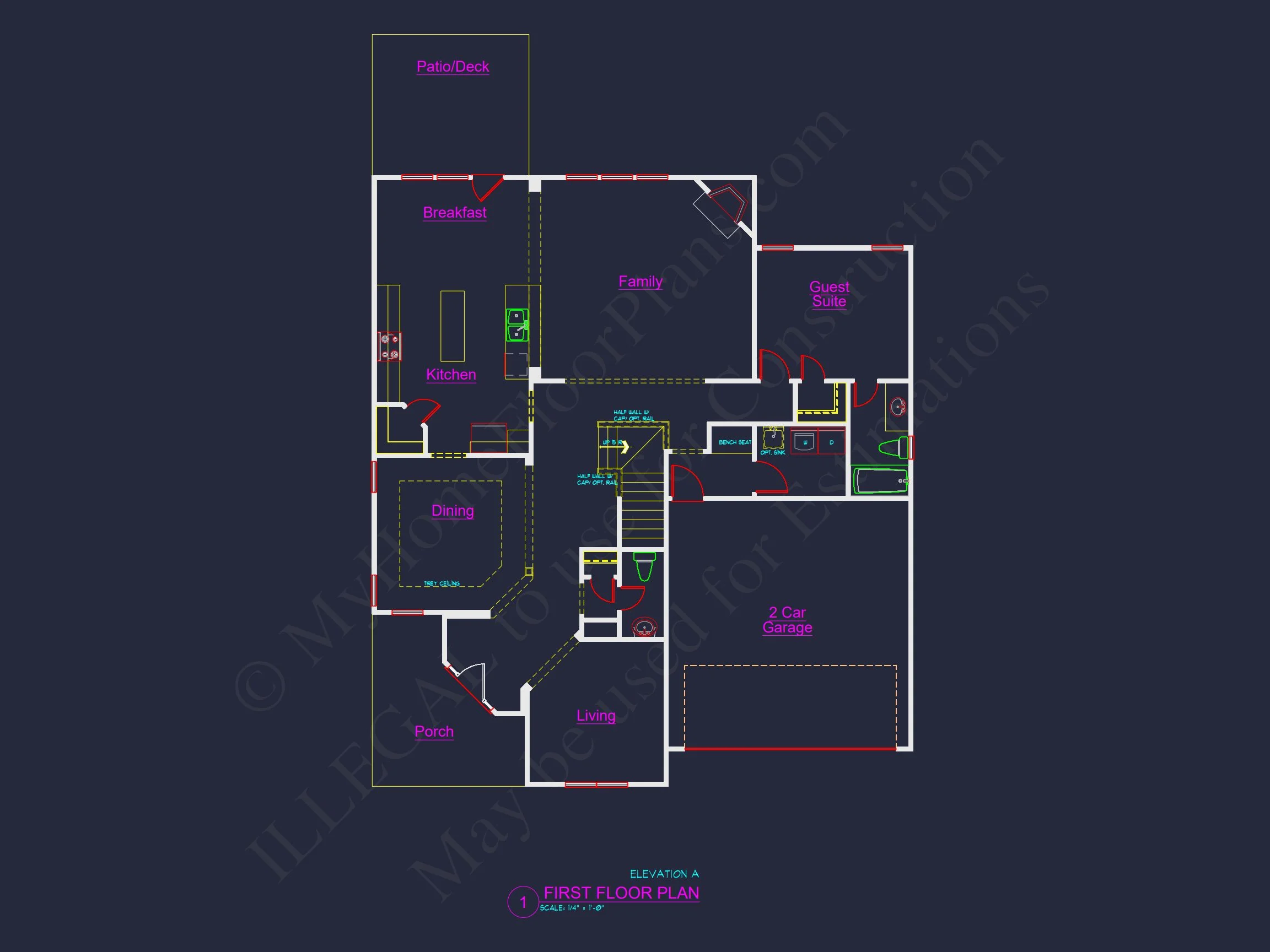 11-1417 HOUSE PLAN - Craftsman House Plan: Floor Plan, CAD, & Architectural Designs 11 Craftsman house Plan: Floor Plan, CAD, & Architectural Designs