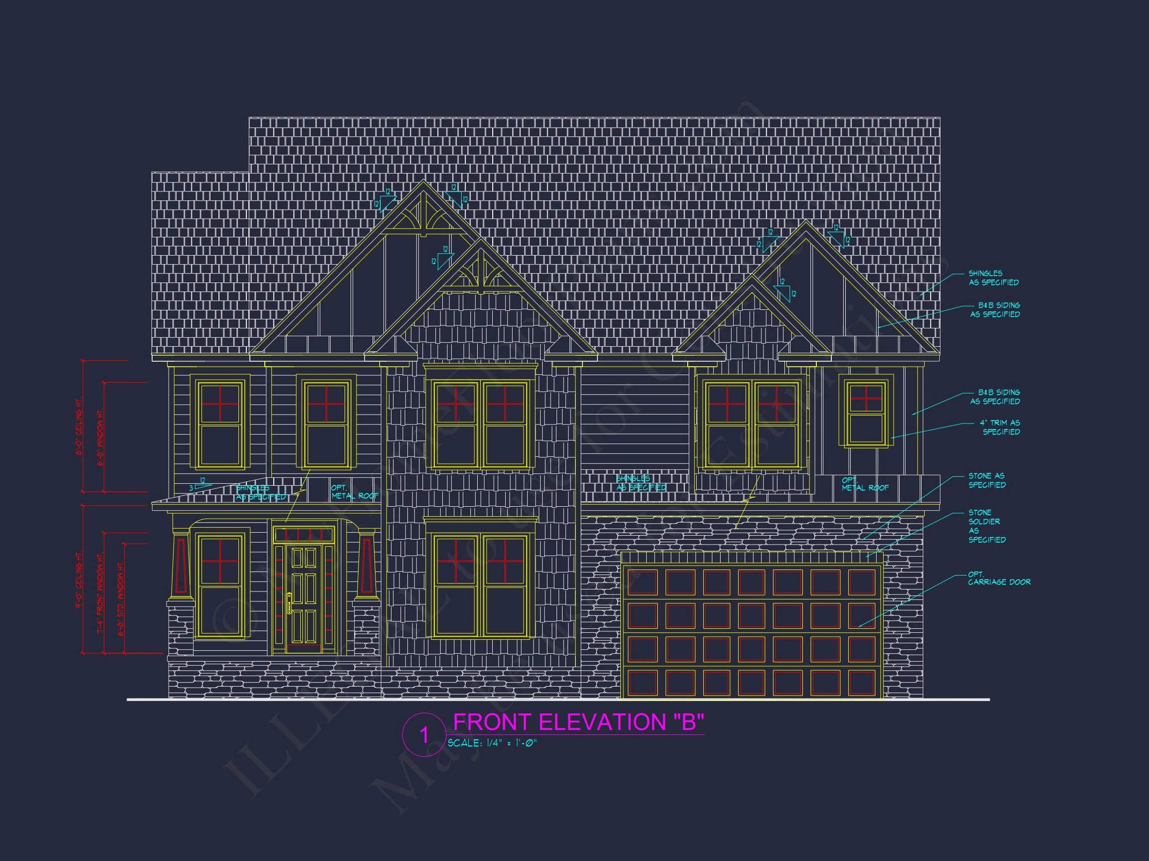 11-1417 HOUSE PLAN - Craftsman House Plan: Floor Plan, CAD, & Architectural Designs 5 Craftsman house Plan: Floor Plan, CAD, & Architectural Designs